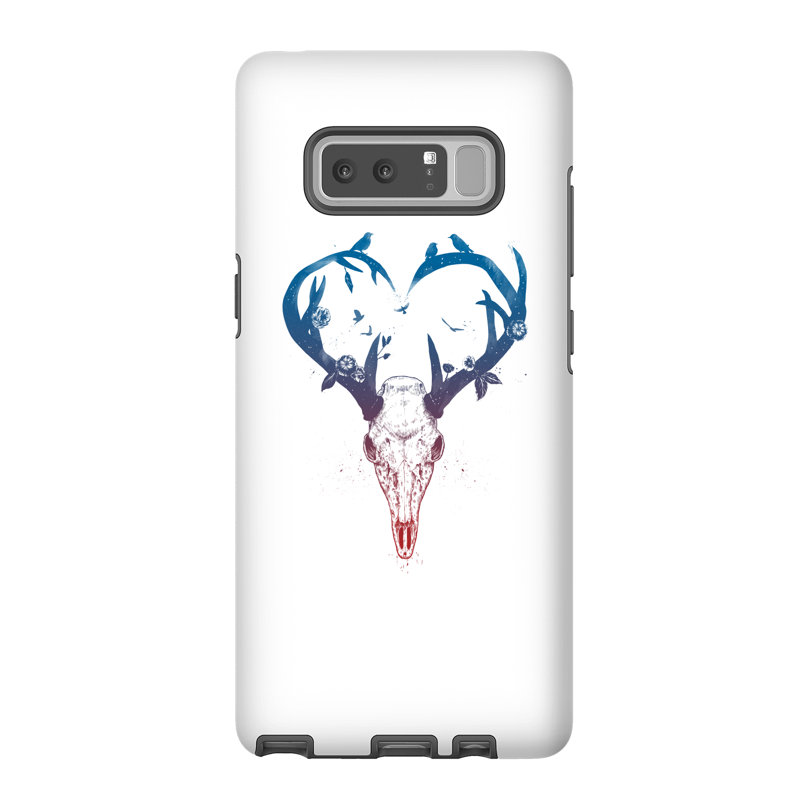 Balazs Solti Antlers Phone Case for iPhone and Android - Samsung Note 8 - Tough Case - Matte