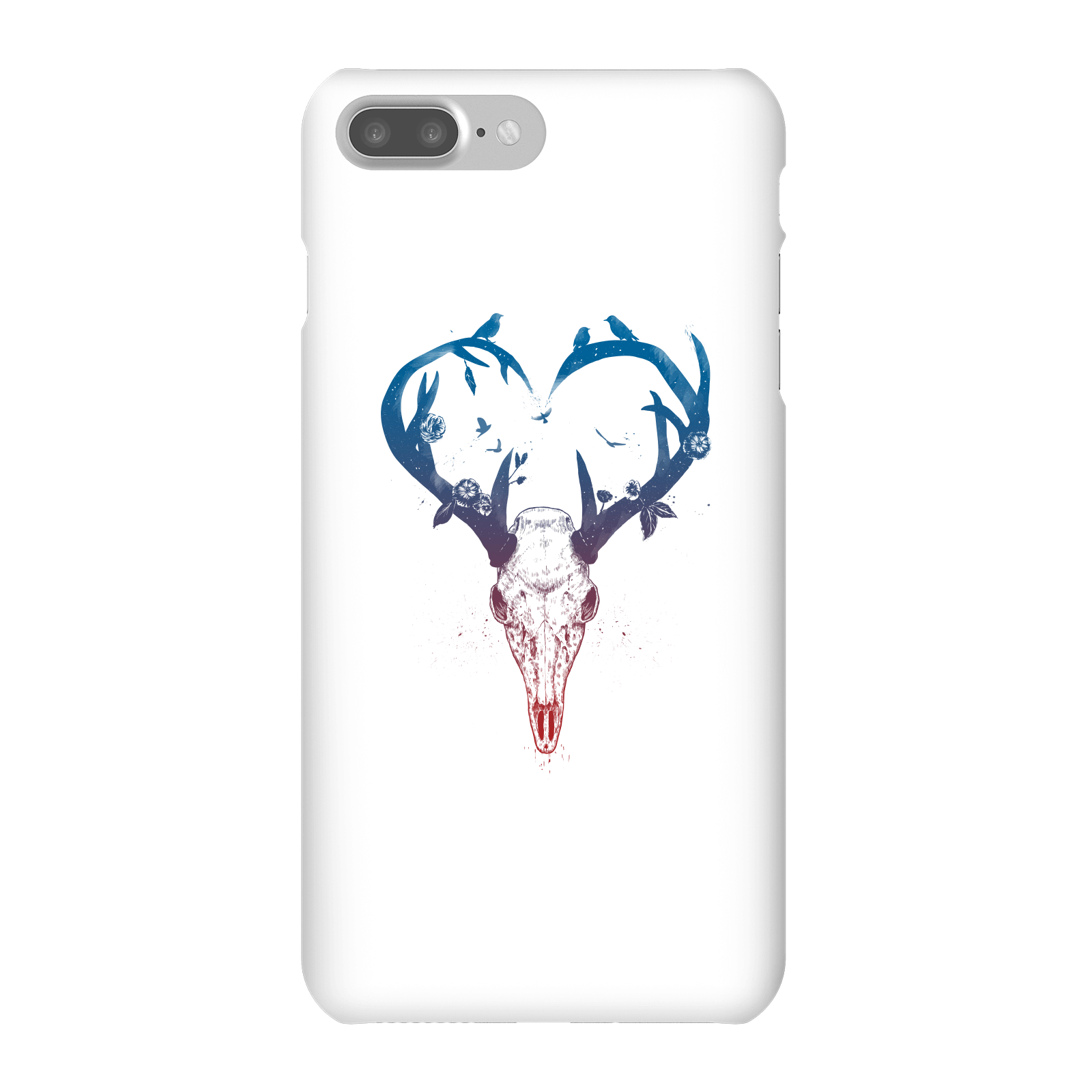 Balazs Solti Antlers Phone Case for iPhone and Android - iPhone 7 Plus - Snap Case - Gloss