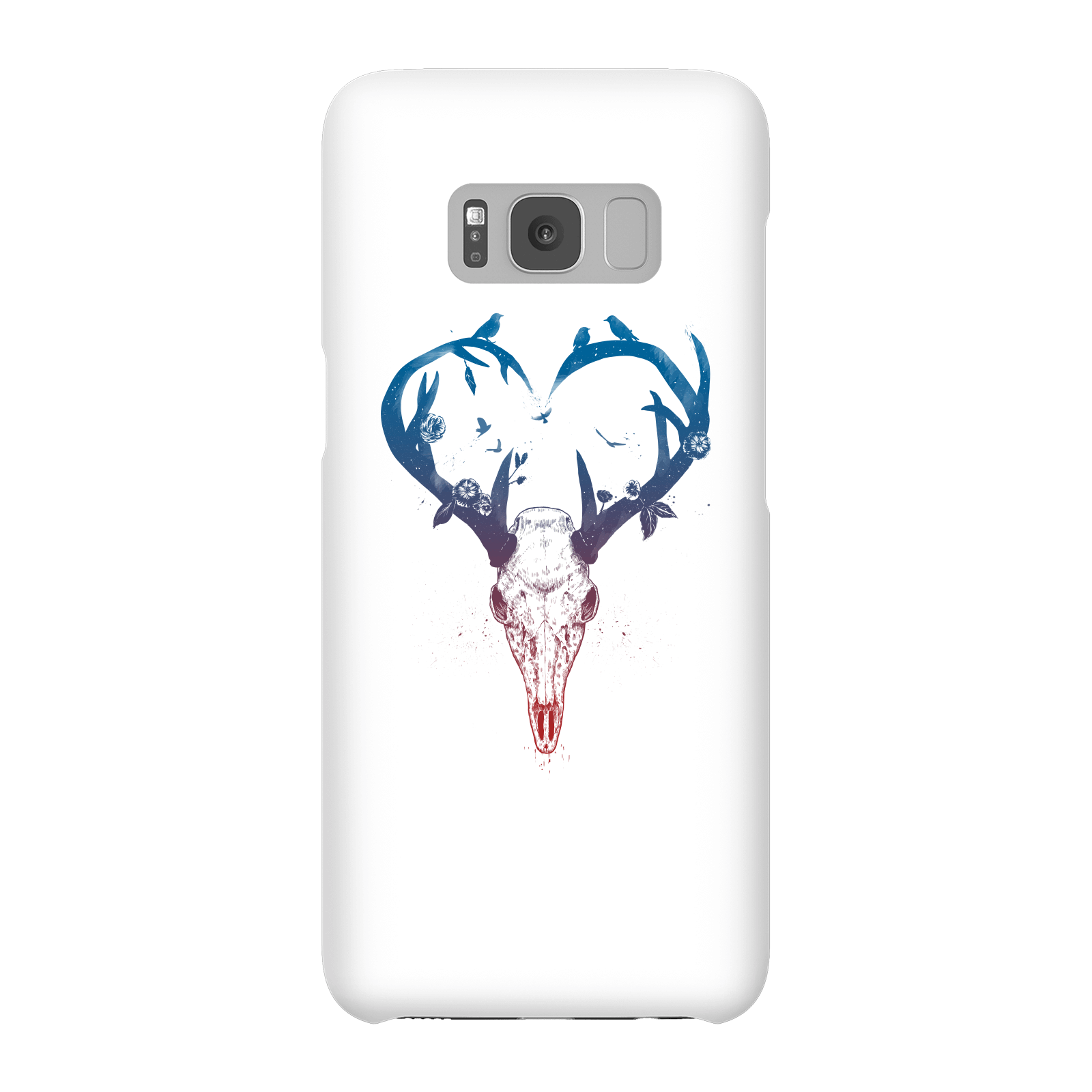 Balazs Solti Antlers Phone Case for iPhone and Android - Samsung S8 - Snap Case - Gloss