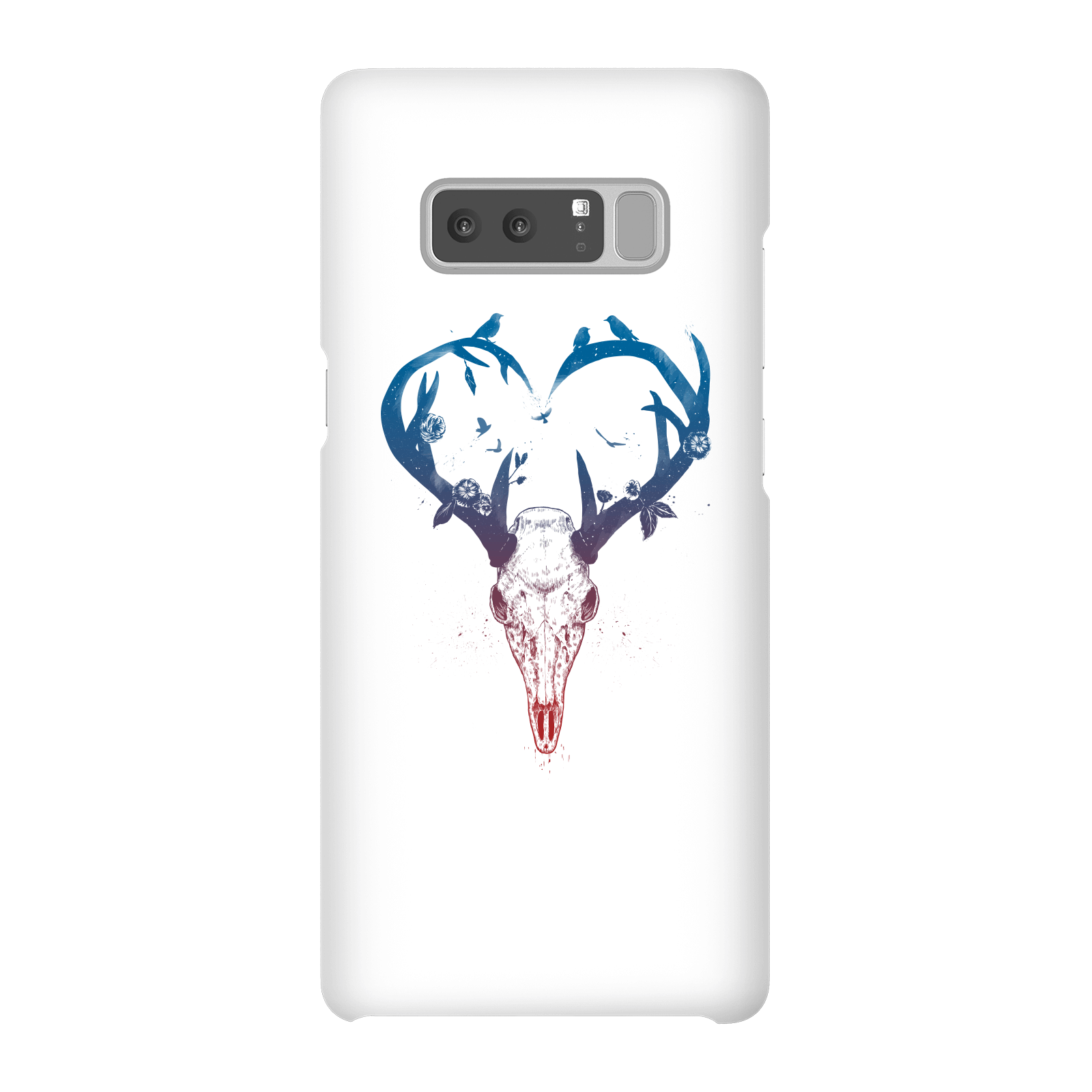 Balazs Solti Antlers Phone Case for iPhone and Android - Samsung Note 8 - Snap Case - Gloss