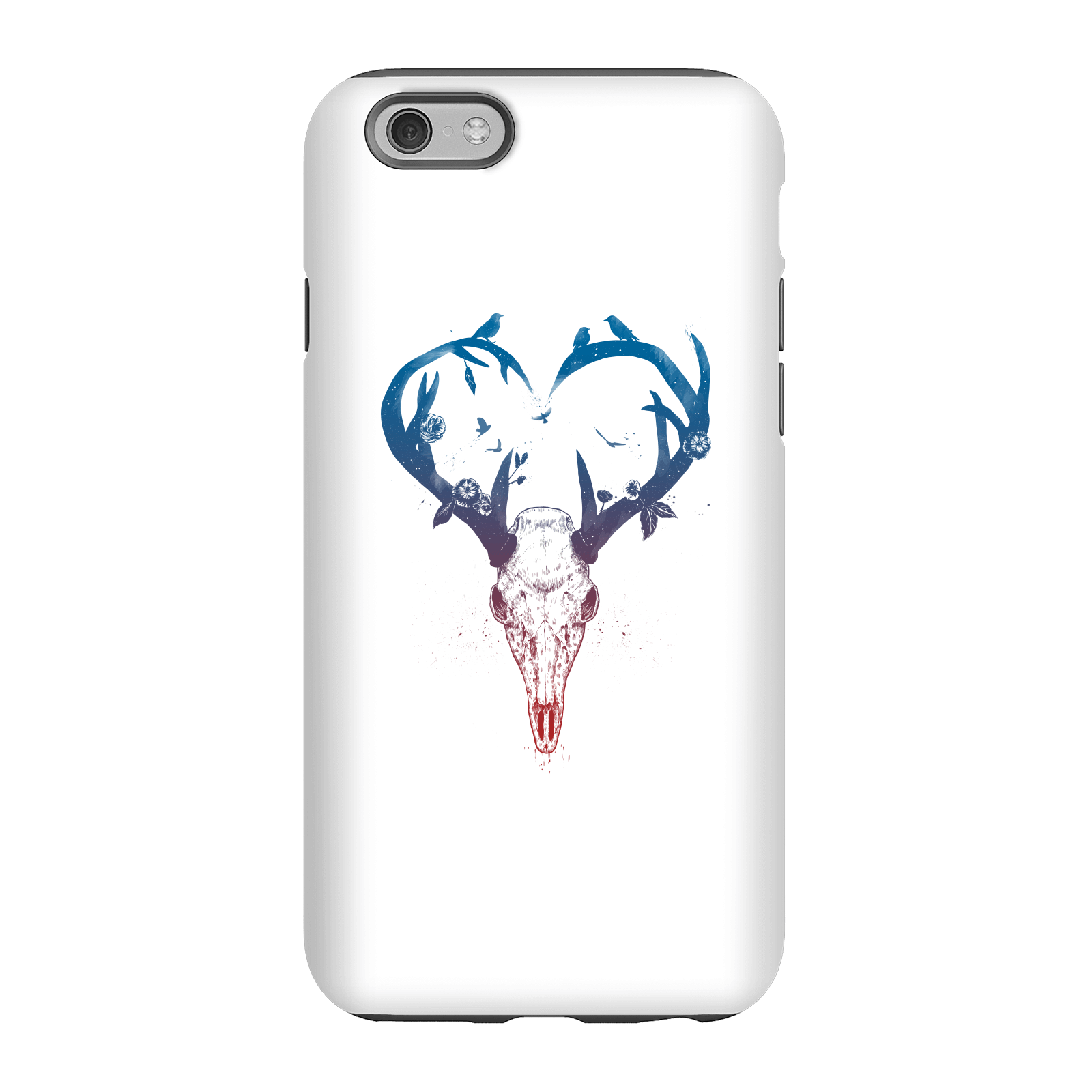 Balazs Solti Antlers Phone Case for iPhone and Android - iPhone 6 - Tough Case - Gloss