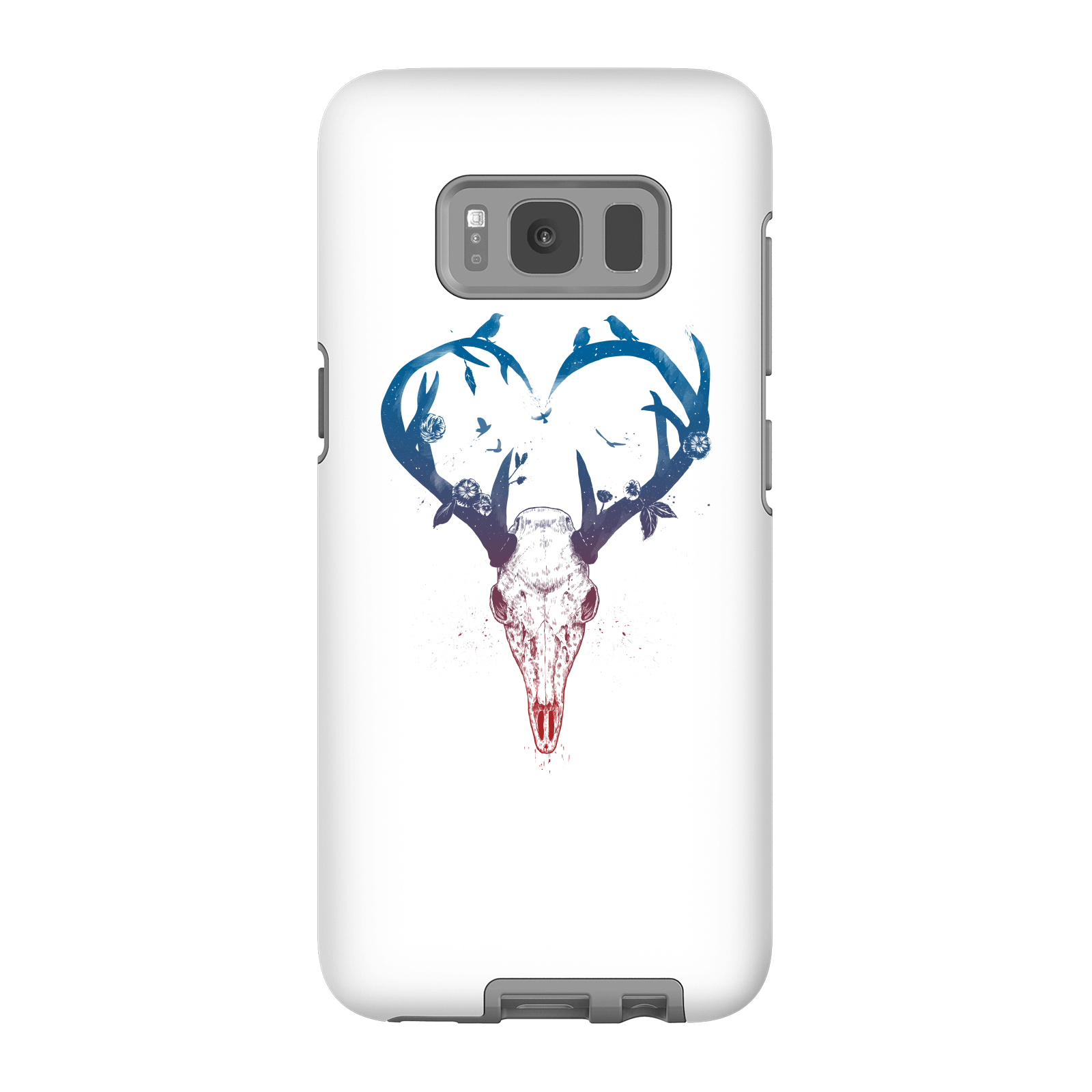 Balazs Solti Antlers Phone Case for iPhone and Android - Samsung S8 - Tough Case - Gloss