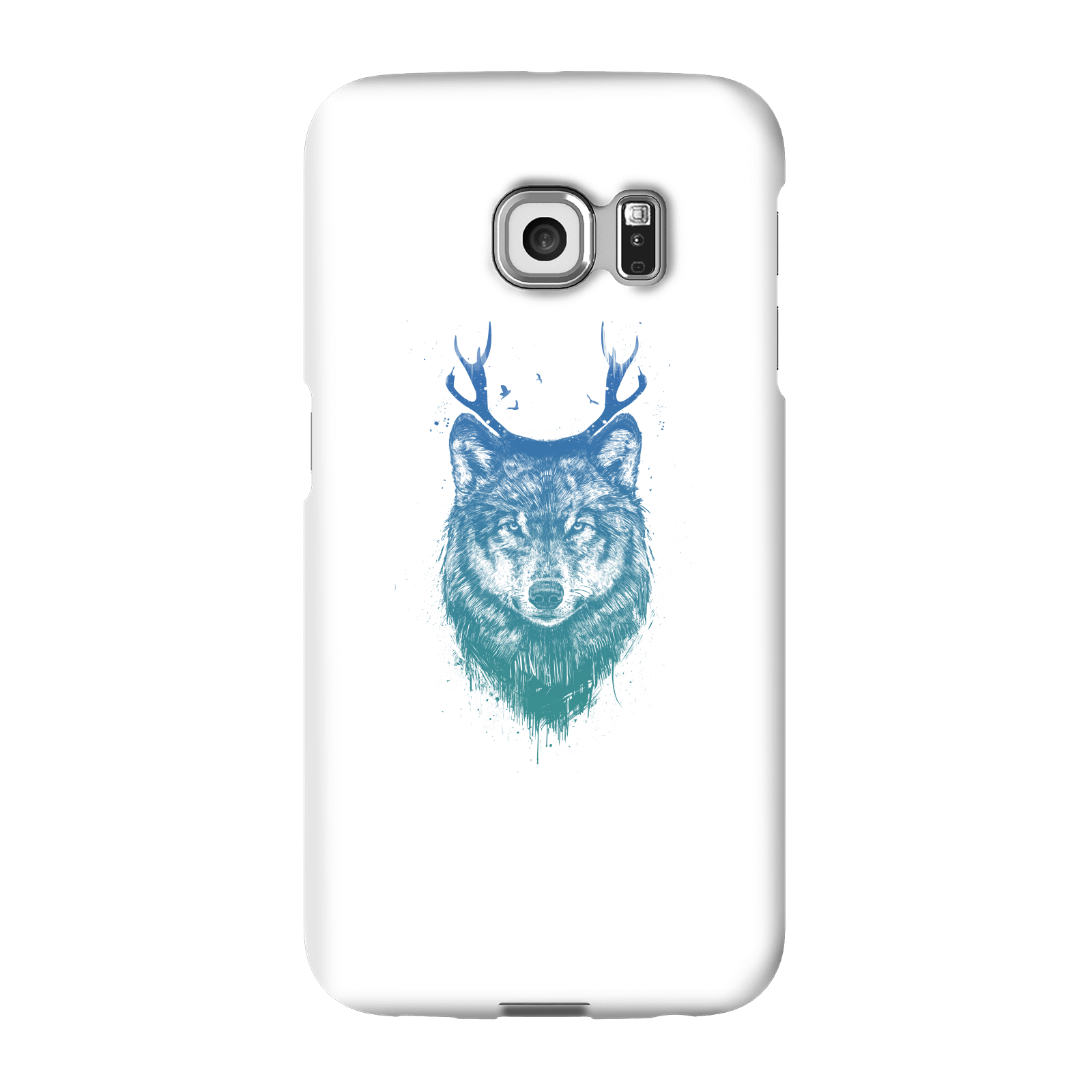balazs solti wolf phone case for iphone and android - samsung s6 edge plus - snap case - gloss