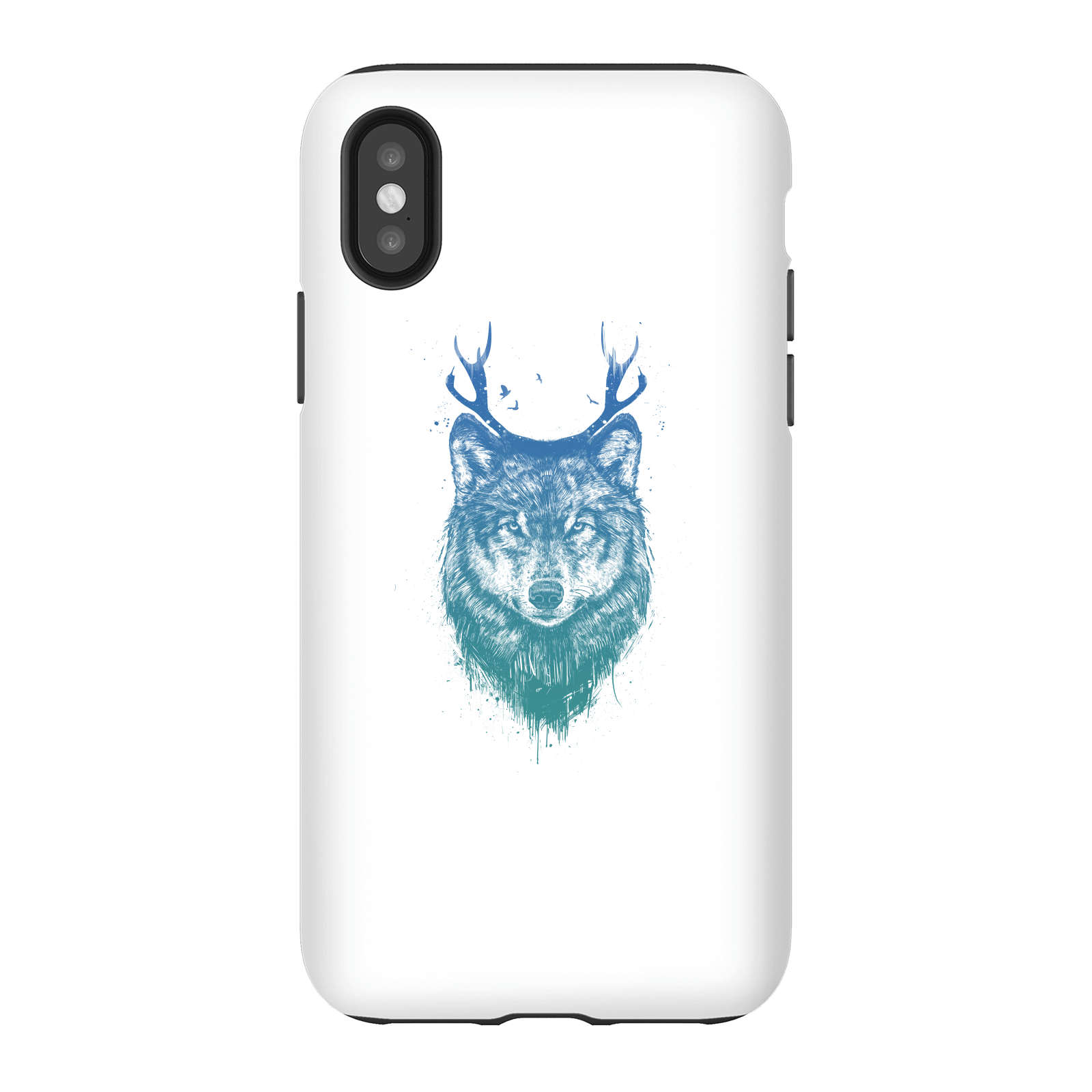 Balazs Solti Wolf Phone Case for iPhone and Android - iPhone X - Tough Case - Gloss