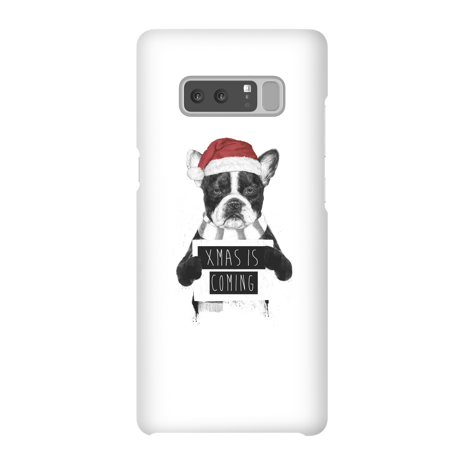 Balazs Solti Xmas Is Coming Phone Case for iPhone and Android - Samsung Note 8 - Snap Case - Gloss