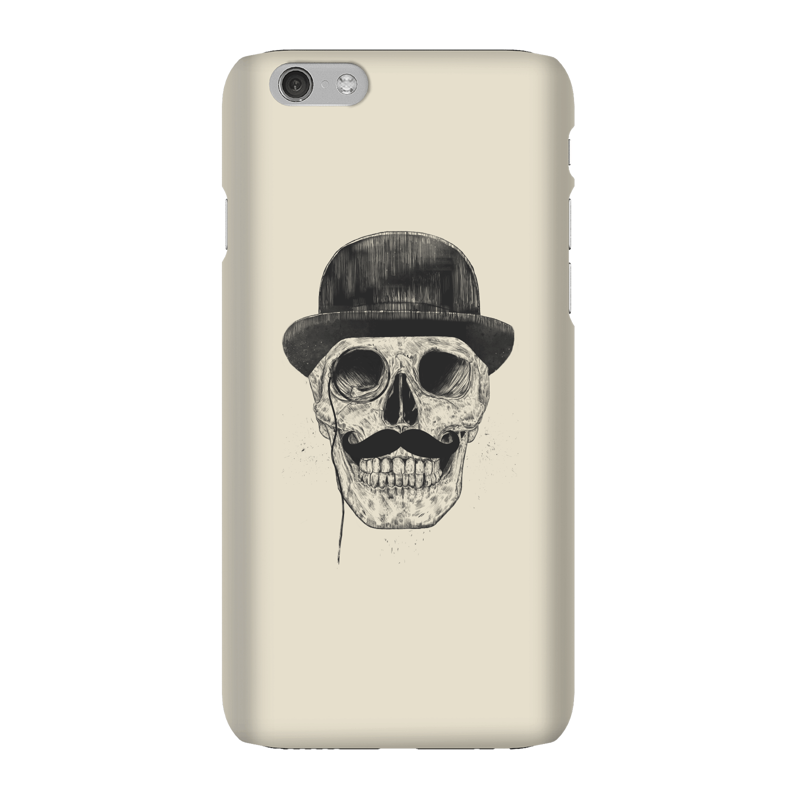 Balazs Solti Monocle Skull Phone Case for iPhone and Android - iPhone 6 - Snap Case - Matte