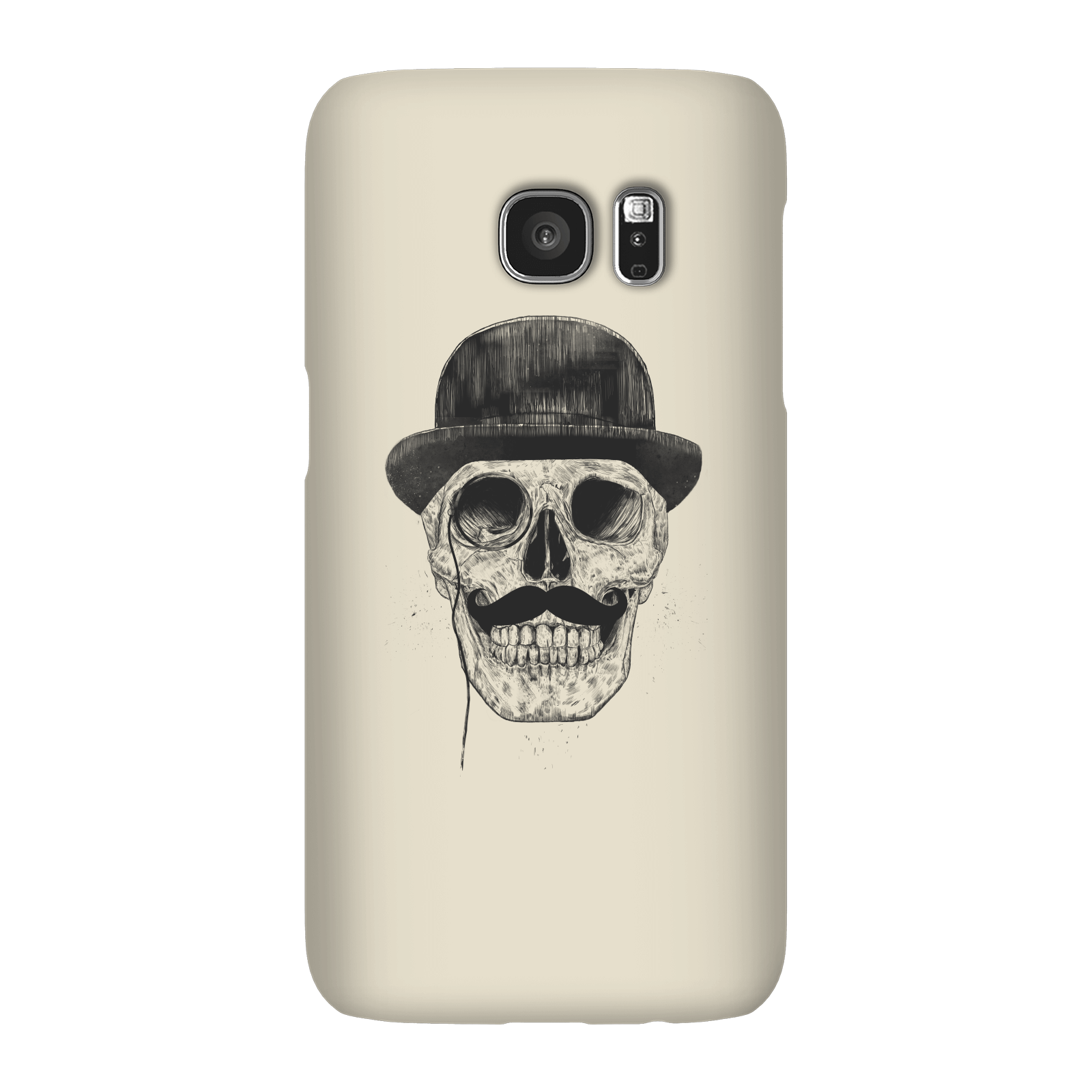 Balazs Solti Monocle Skull Phone Case for iPhone and Android - Samsung S7 - Snap Case - Matte