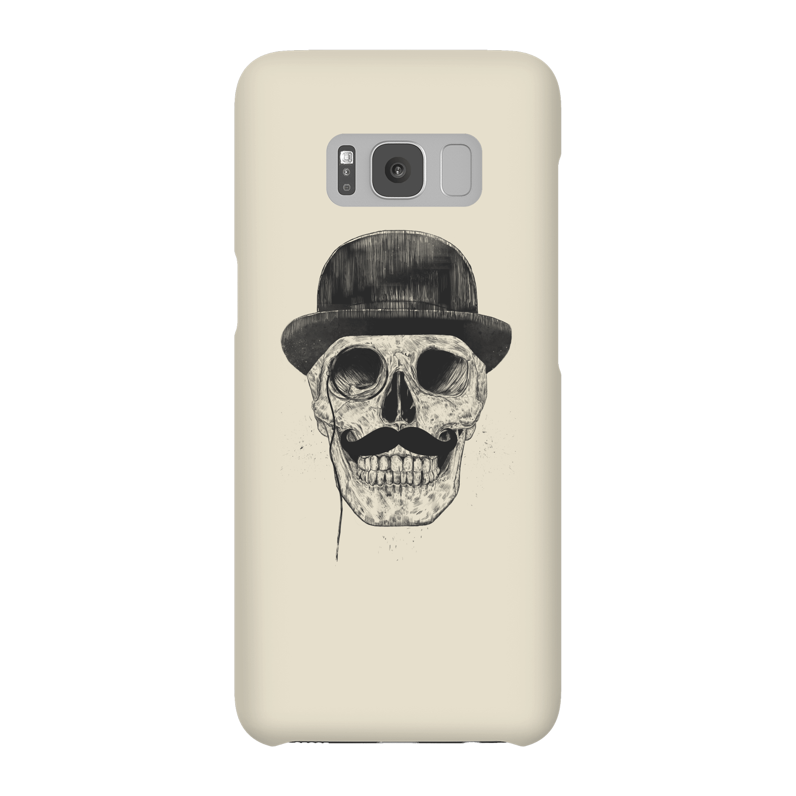 Balazs Solti Monocle Skull Phone Case for iPhone and Android - Samsung S8 - Snap Case - Matte