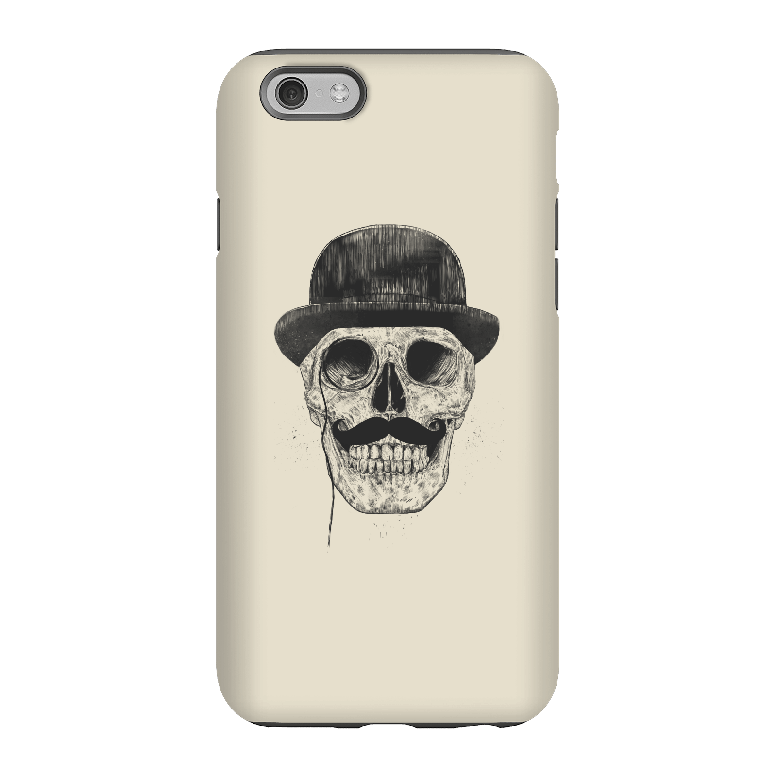 Balazs Solti Monocle Skull Phone Case for iPhone and Android - iPhone 6S - Tough Case - Matte