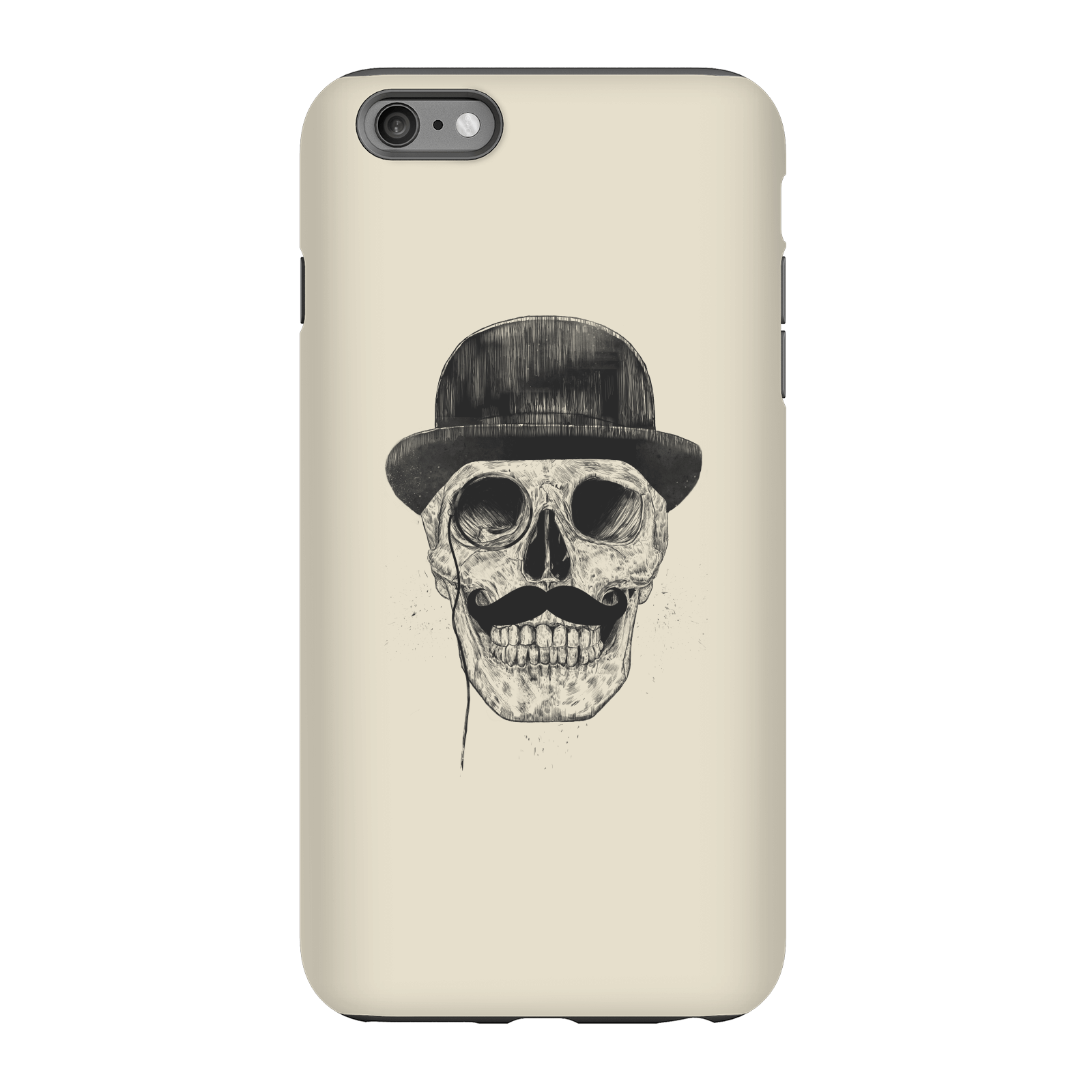 Balazs Solti Monocle Skull Phone Case for iPhone and Android - iPhone 6 Plus - Tough Case - Matte