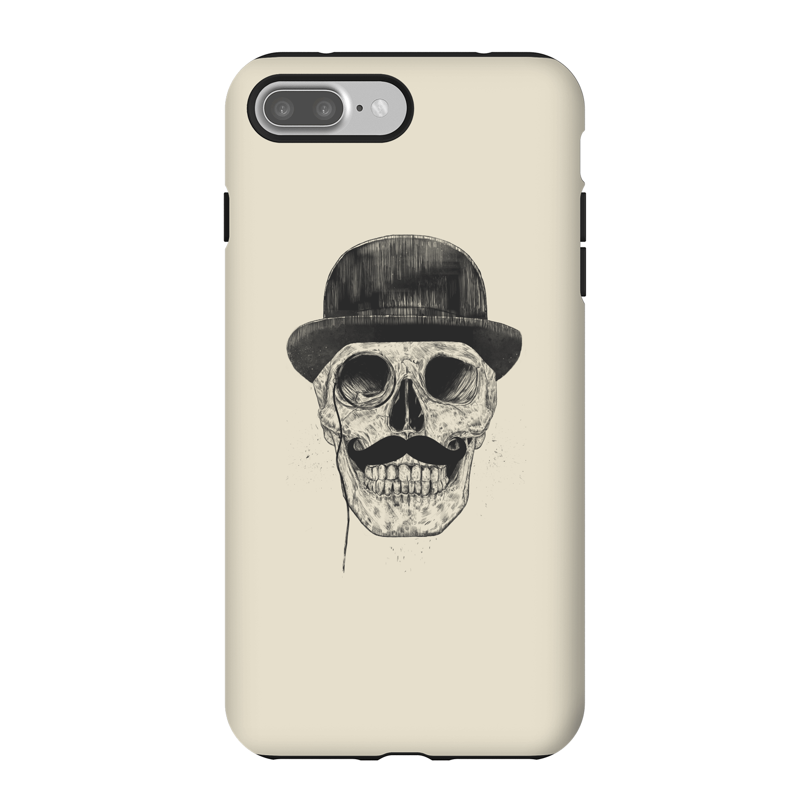 Balazs Solti Monocle Skull Phone Case for iPhone and Android - iPhone 7 Plus - Tough Case - Matte