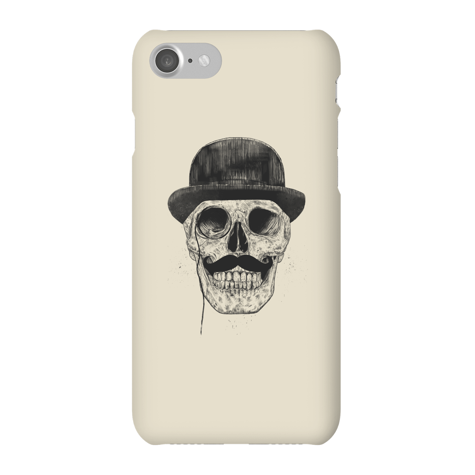 Balazs Solti Monocle Skull Phone Case for iPhone and Android - iPhone 7 - Snap Case - Gloss