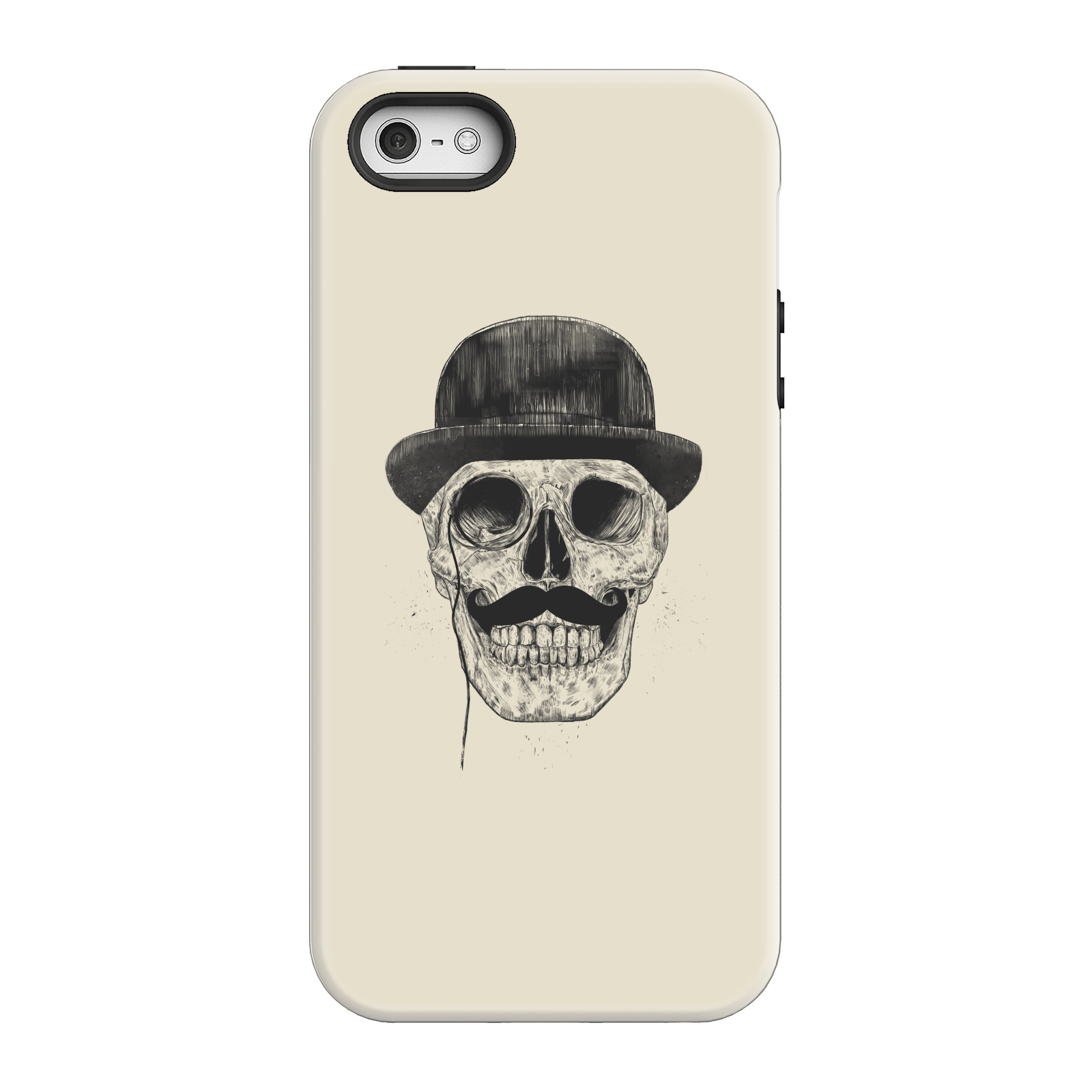 Balazs Solti Monocle Skull Phone Case for iPhone and Android - iPhone 5/5s - Tough Case - Gloss