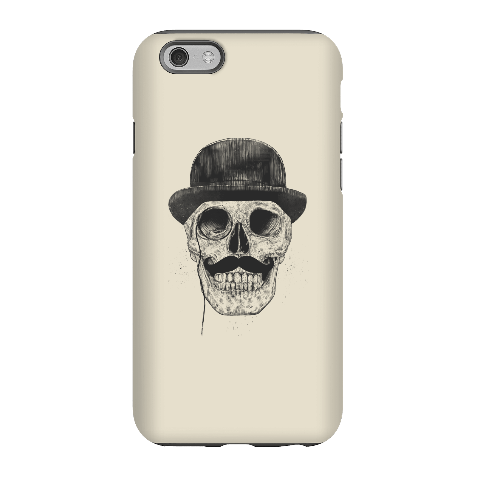 Balazs Solti Monocle Skull Phone Case for iPhone and Android - iPhone 6 - Tough Case - Gloss