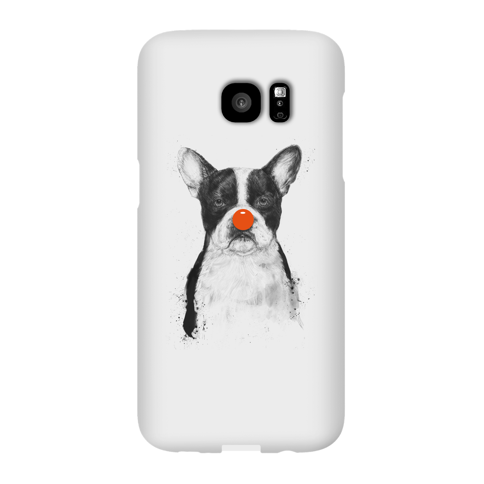 Balazs Solti Red Nosed Bulldog Phone Case for iPhone and Android - Samsung S7 Edge - Snap Case - Matte