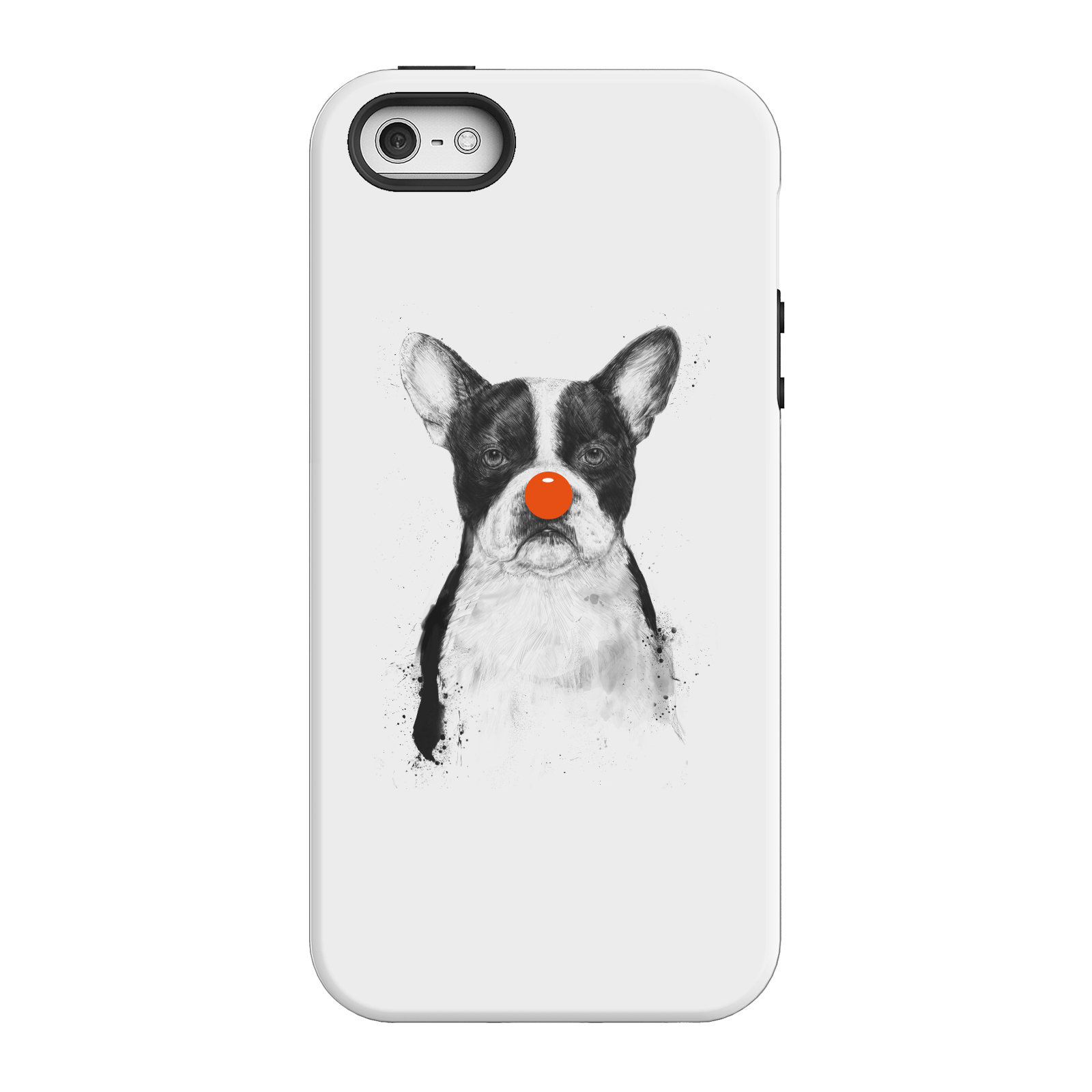 Balazs Solti Red Nosed Bulldog Phone Case for iPhone and Android - iPhone 5/5s - Tough Case - Matte
