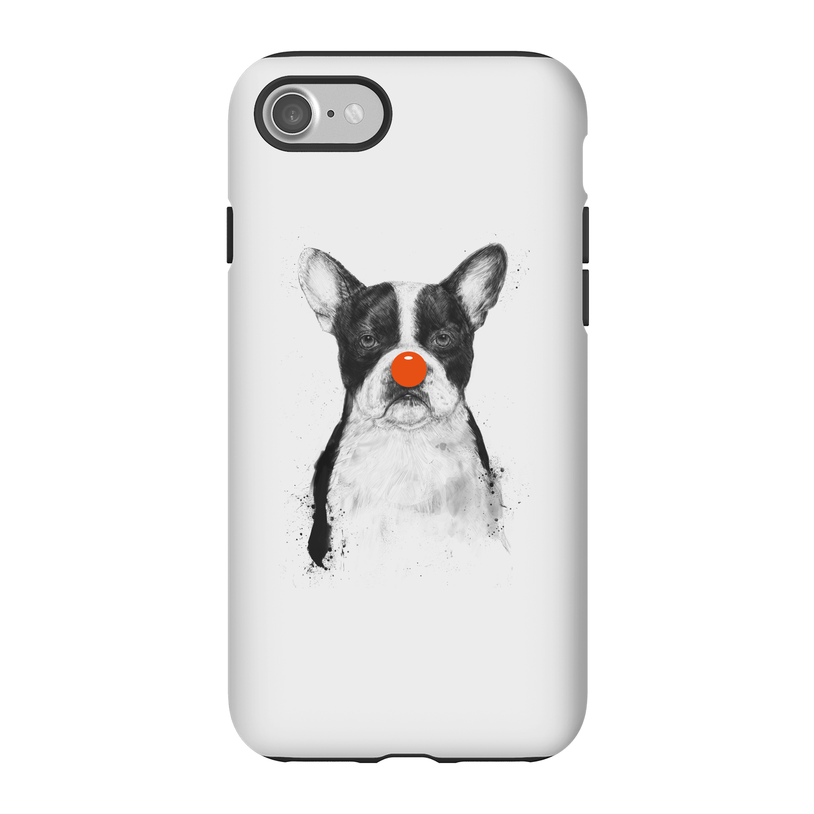 Balazs Solti Red Nosed Bulldog Phone Case for iPhone and Android - iPhone 7 - Tough Case - Matte