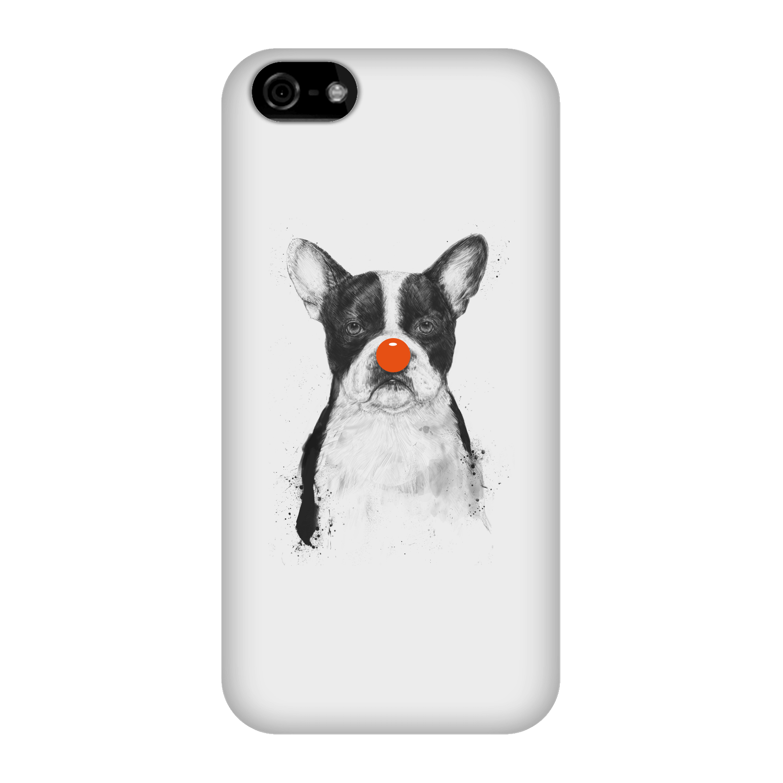 Balazs Solti Red Nosed Bulldog Phone Case for iPhone and Android - iPhone 5C - Snap Case - Gloss