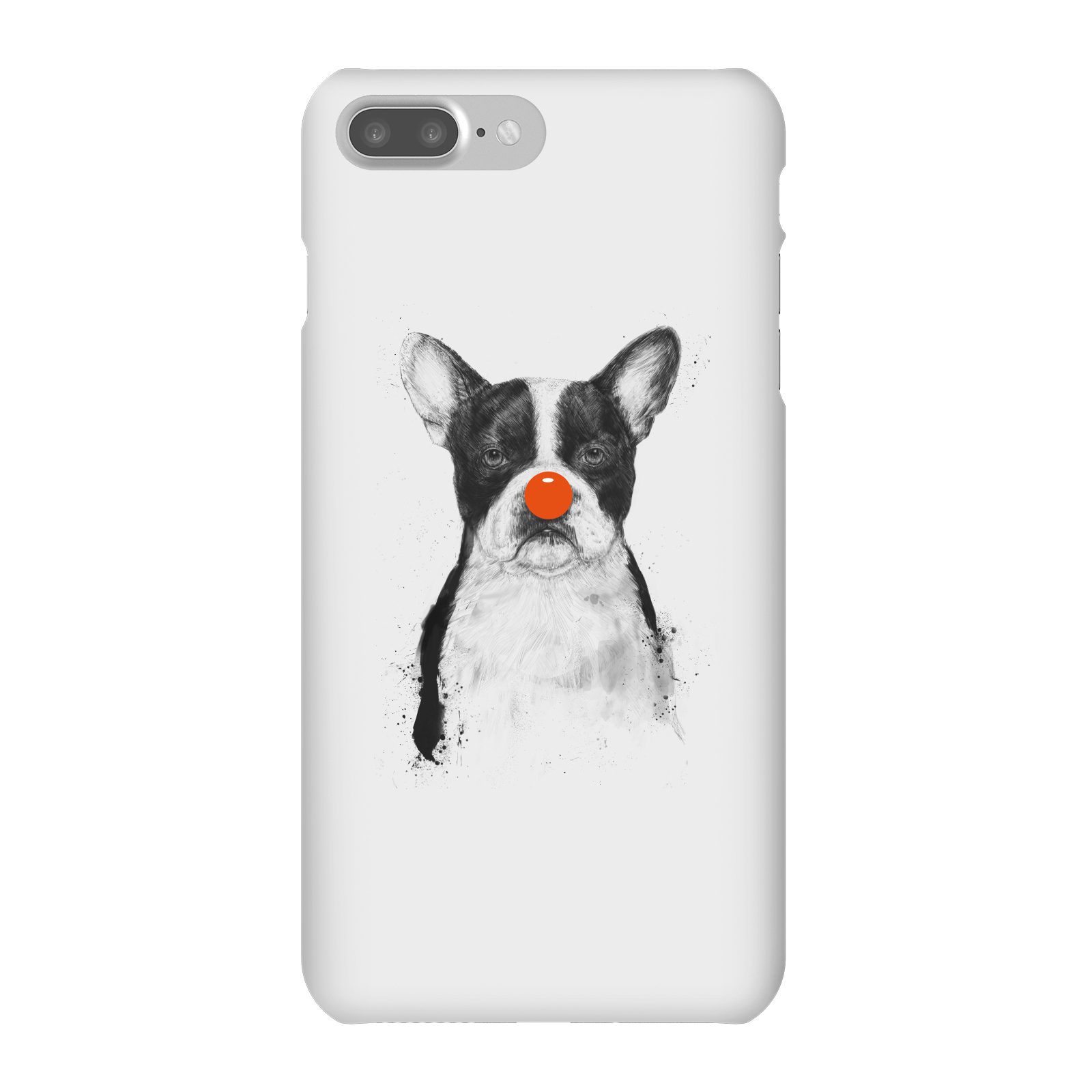 Balazs Solti Red Nosed Bulldog Phone Case for iPhone and Android - iPhone 7 Plus - Snap Case - Gloss