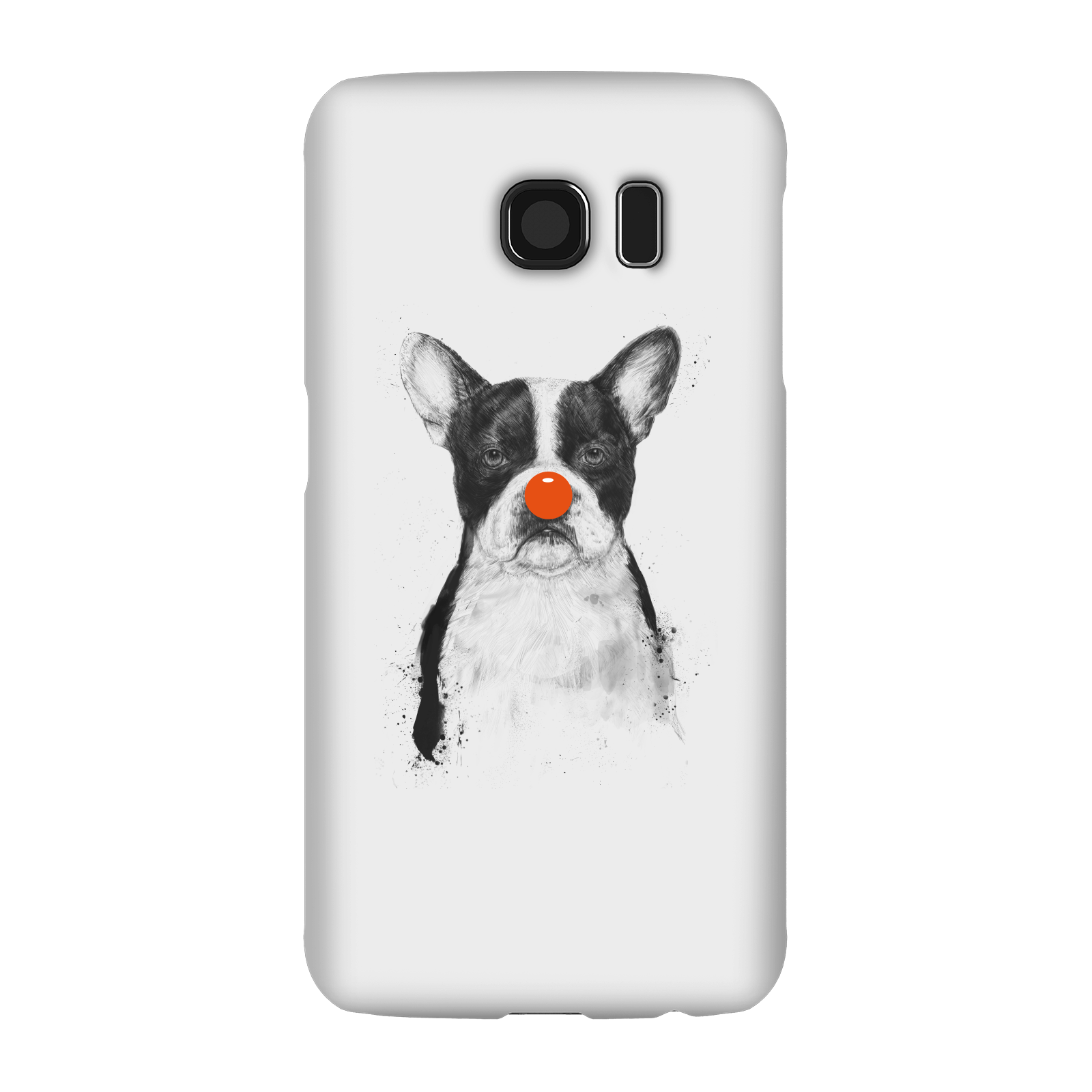 Balazs Solti Red Nosed Bulldog Phone Case for iPhone and Android - Samsung S6 - Snap Case - Gloss