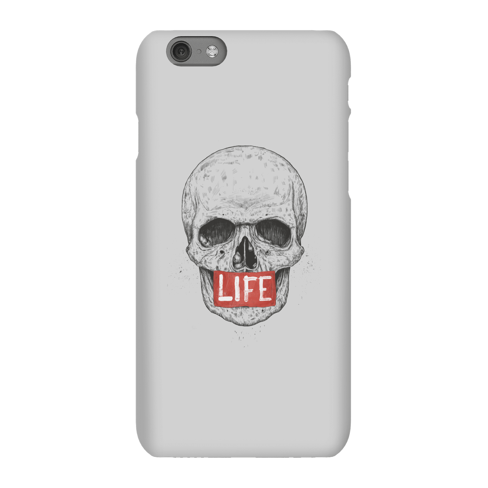 Balazs Solti Life Skull Phone Case for iPhone and Android - iPhone 6S - Snap Case - Matte