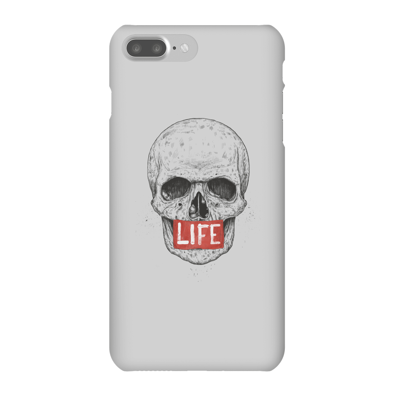 Balazs Solti Life Skull Phone Case for iPhone and Android - iPhone 7 Plus - Snap Case - Matte