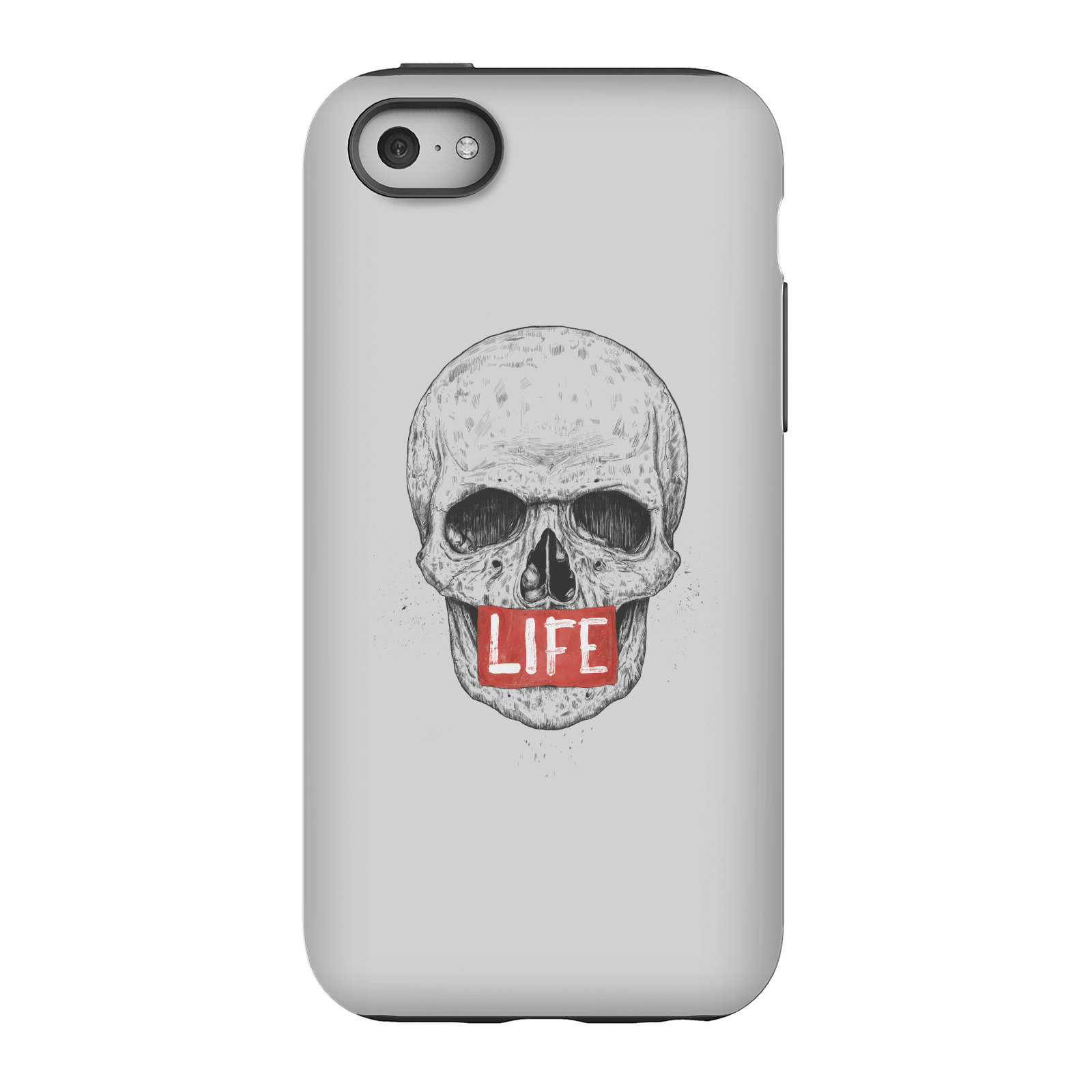 Balazs Solti Life Skull Phone Case for iPhone and Android - iPhone 5C - Tough Case - Matte