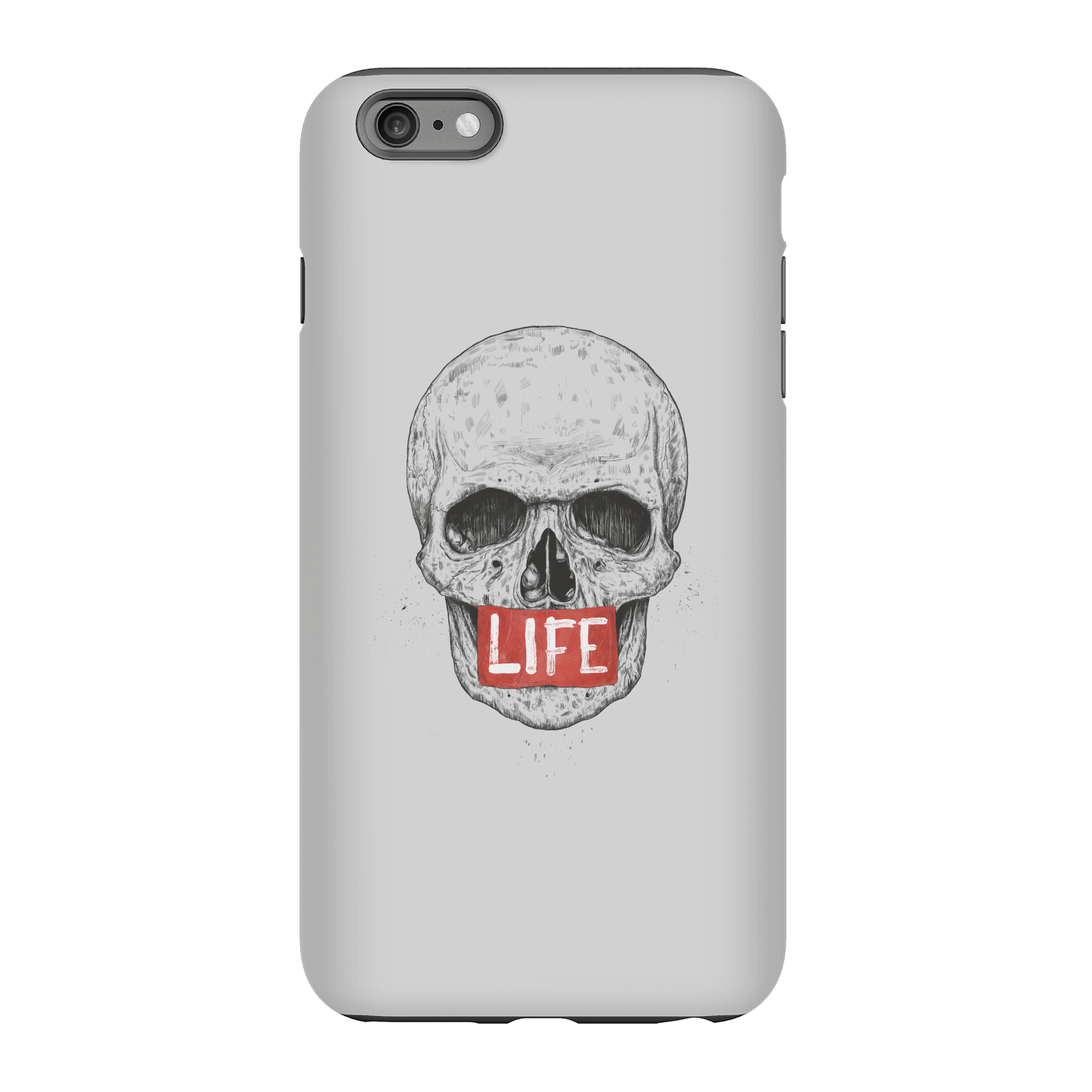 Balazs Solti Life Skull Phone Case for iPhone and Android - iPhone 6 Plus - Tough Case - Matte