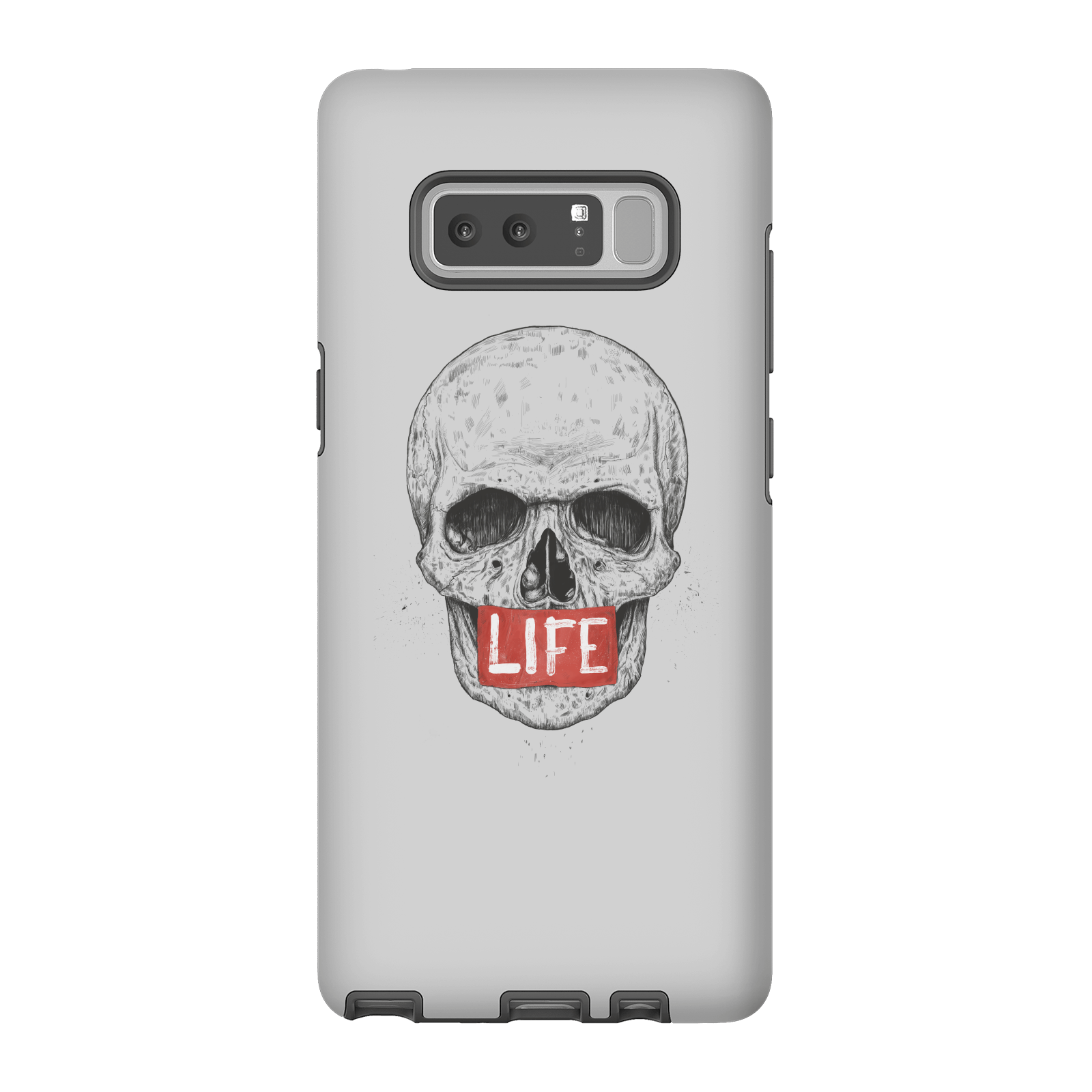 Balazs Solti Life Skull Phone Case for iPhone and Android - Samsung Note 8 - Tough Case - Matte