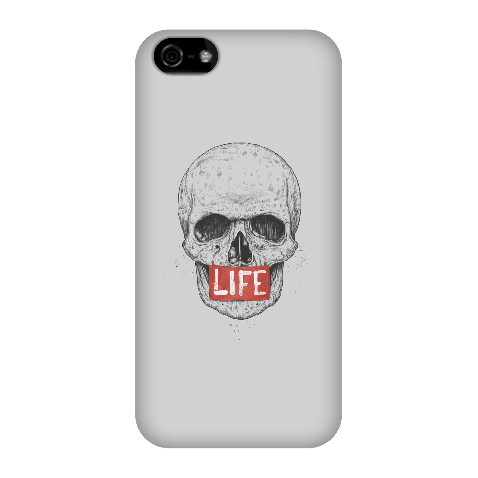 Balazs Solti Life Skull Phone Case for iPhone and Android - iPhone 5C - Snap Case - Gloss