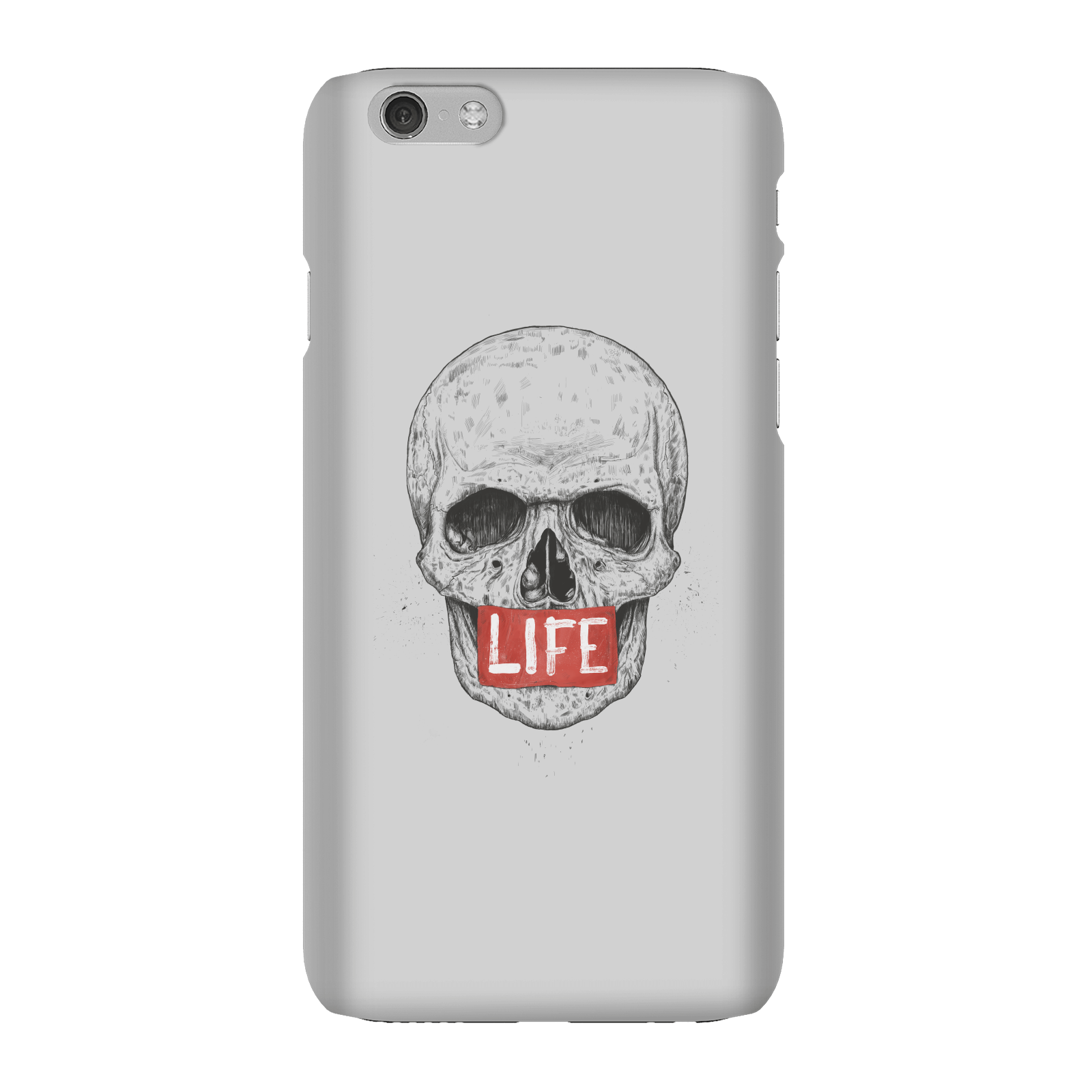 Balazs Solti Life Skull Phone Case for iPhone and Android - iPhone 6 - Snap Case - Gloss