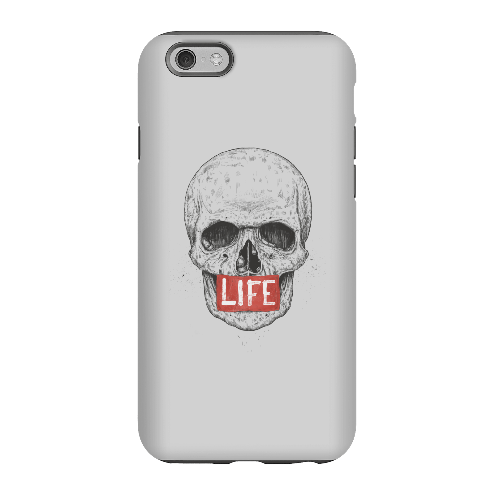 Balazs Solti Life Skull Phone Case for iPhone and Android - iPhone 6S - Tough Case - Gloss