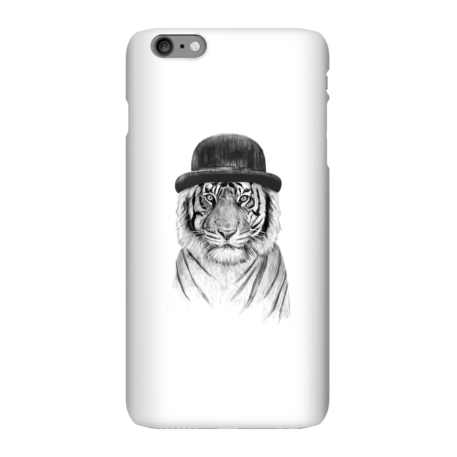 Balazs Solti Tiger In A Hat Phone Case for iPhone and Android - iPhone 6 Plus - Snap Case - Gloss
