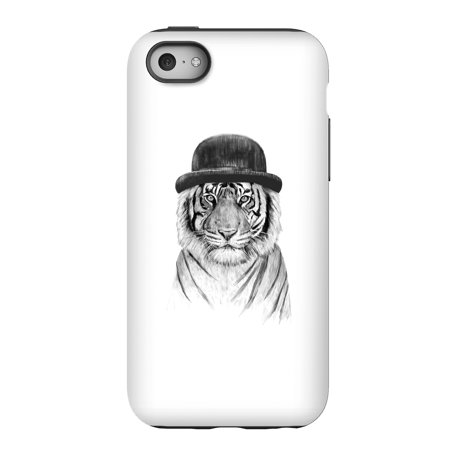 Balazs Solti Tiger In A Hat Phone Case for iPhone and Android - iPhone 5C - Tough Case - Gloss