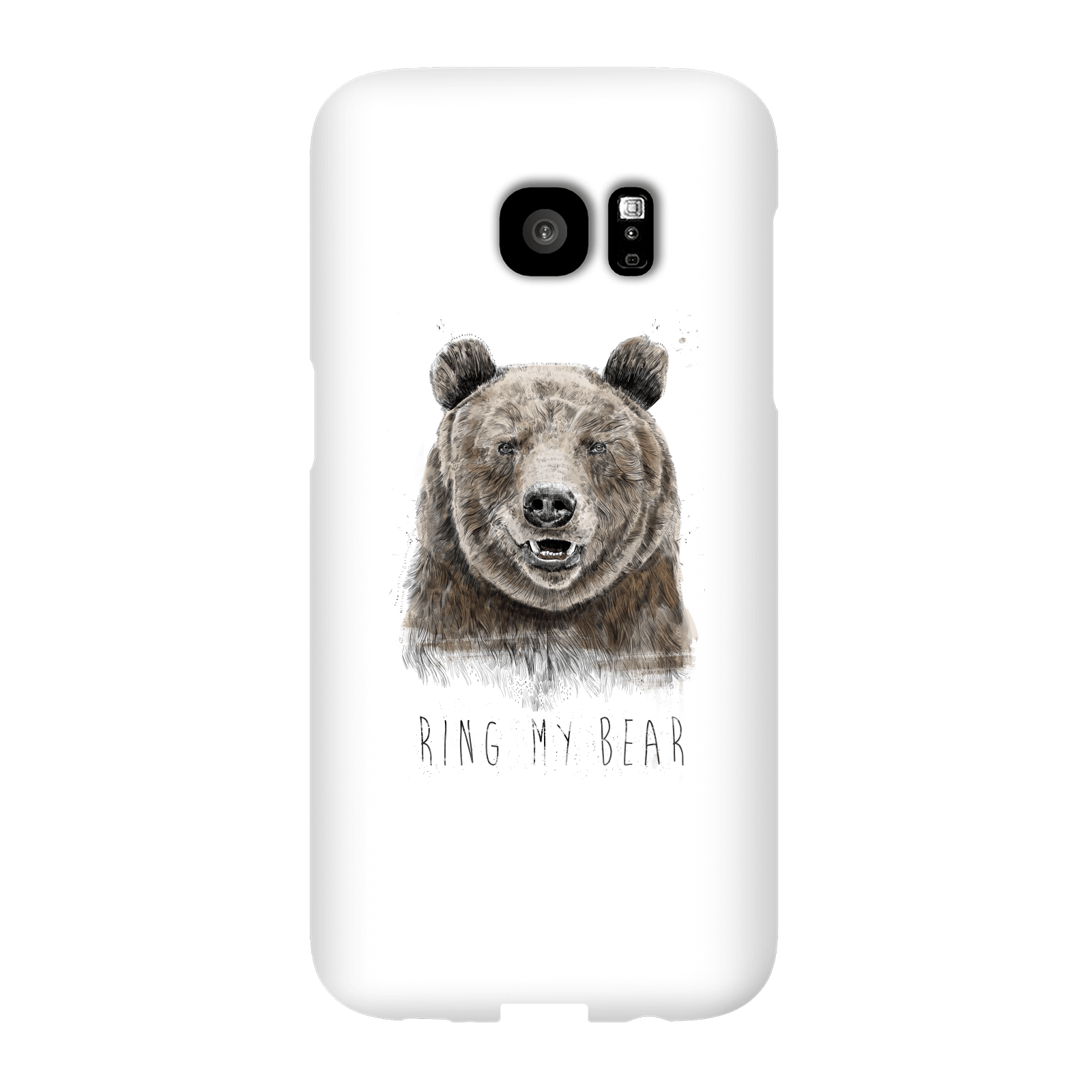 Balazs Solti Ring My Bear Phone Case for iPhone and Android - Samsung S7 Edge - Snap Case - Matte