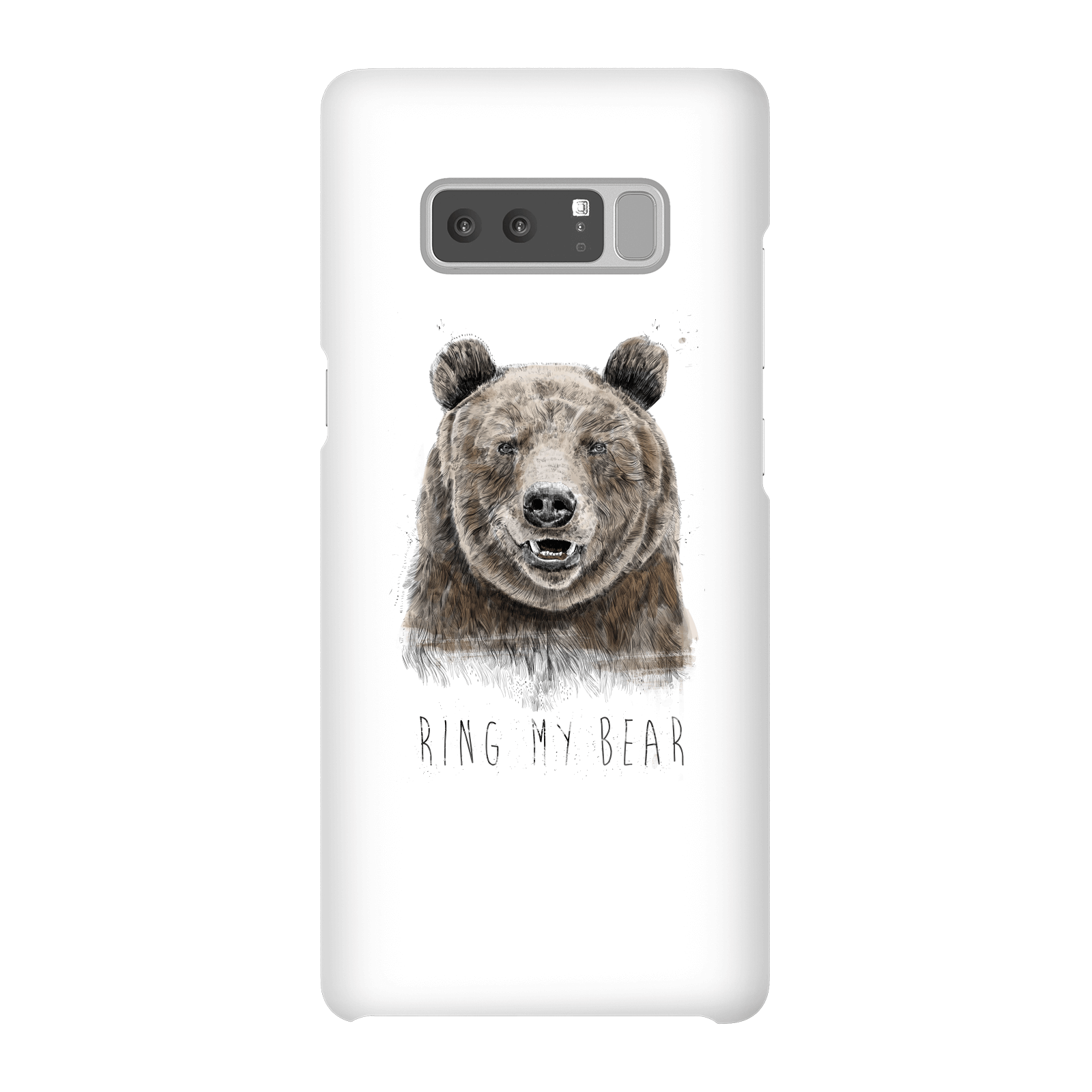Balazs Solti Ring My Bear Phone Case for iPhone and Android - Samsung Note 8 - Snap Case - Matte