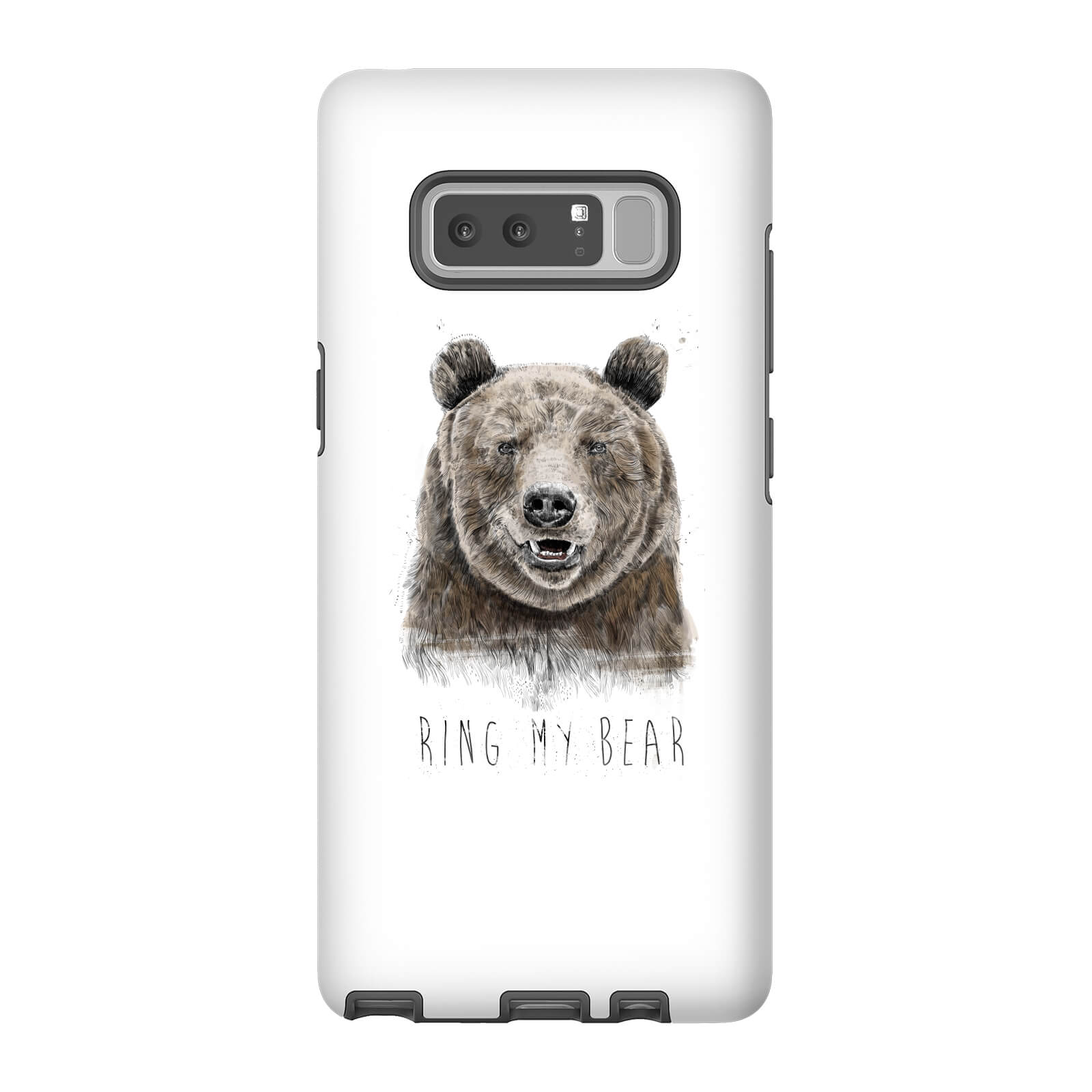 Balazs Solti Ring My Bear Phone Case for iPhone and Android - Samsung Note 8 - Tough Case - Matte
