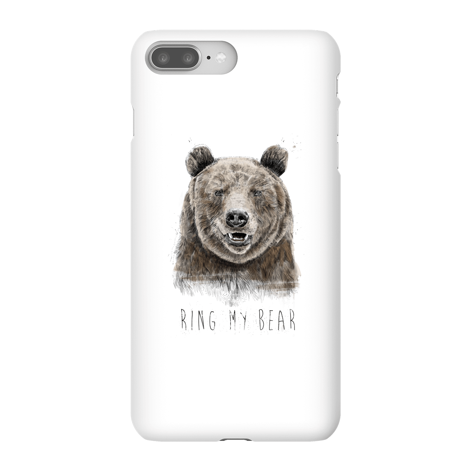 Balazs Solti Ring My Bear Phone Case for iPhone and Android - iPhone 8 Plus - Snap Case - Gloss