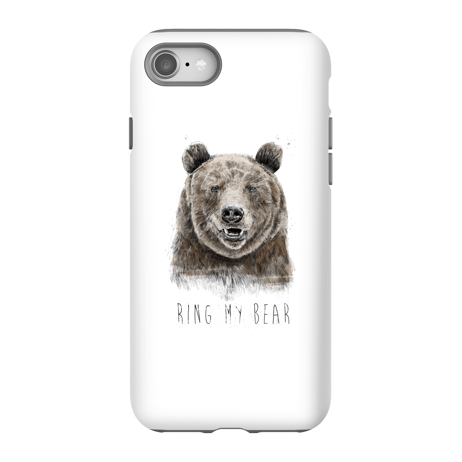 Balazs Solti Ring My Bear Phone Case for iPhone and Android - iPhone 8 - Tough Case - Gloss