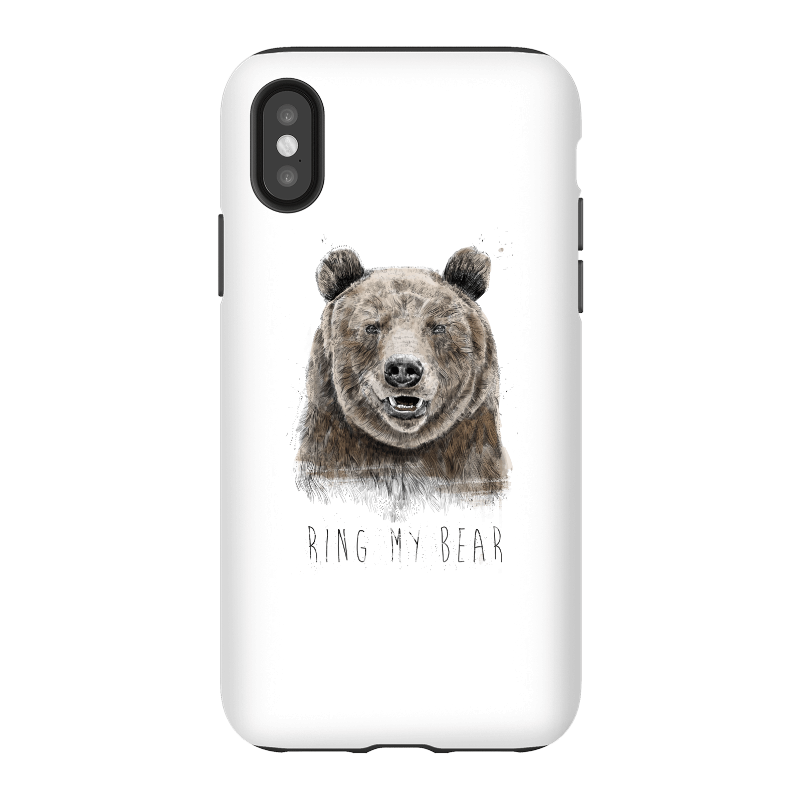 Balazs Solti Ring My Bear Phone Case for iPhone and Android - iPhone X - Tough Case - Gloss