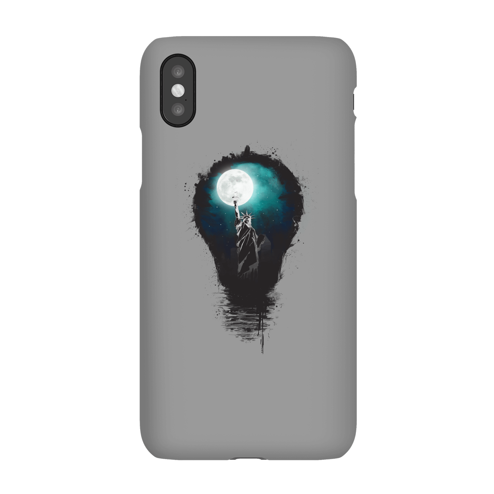 Balazs Solti NYC Moon Phone Case for iPhone and Android - iPhone X - Snap Case - Matte