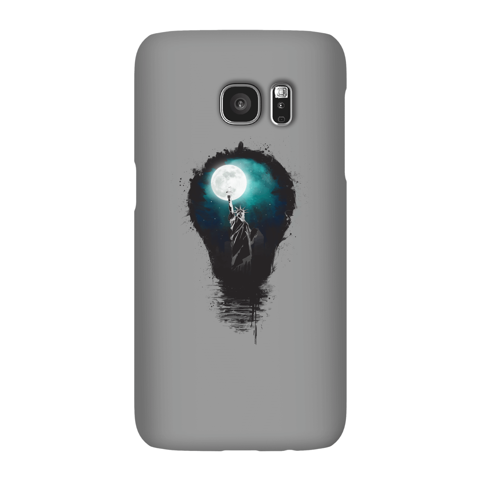 Balazs Solti NYC Moon Phone Case for iPhone and Android - Samsung S7 - Snap Case - Matte