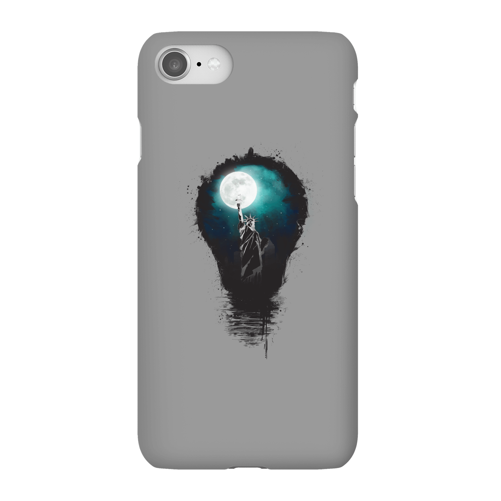 Balazs Solti NYC Moon Phone Case for iPhone and Android - iPhone 8 - Snap Case - Gloss