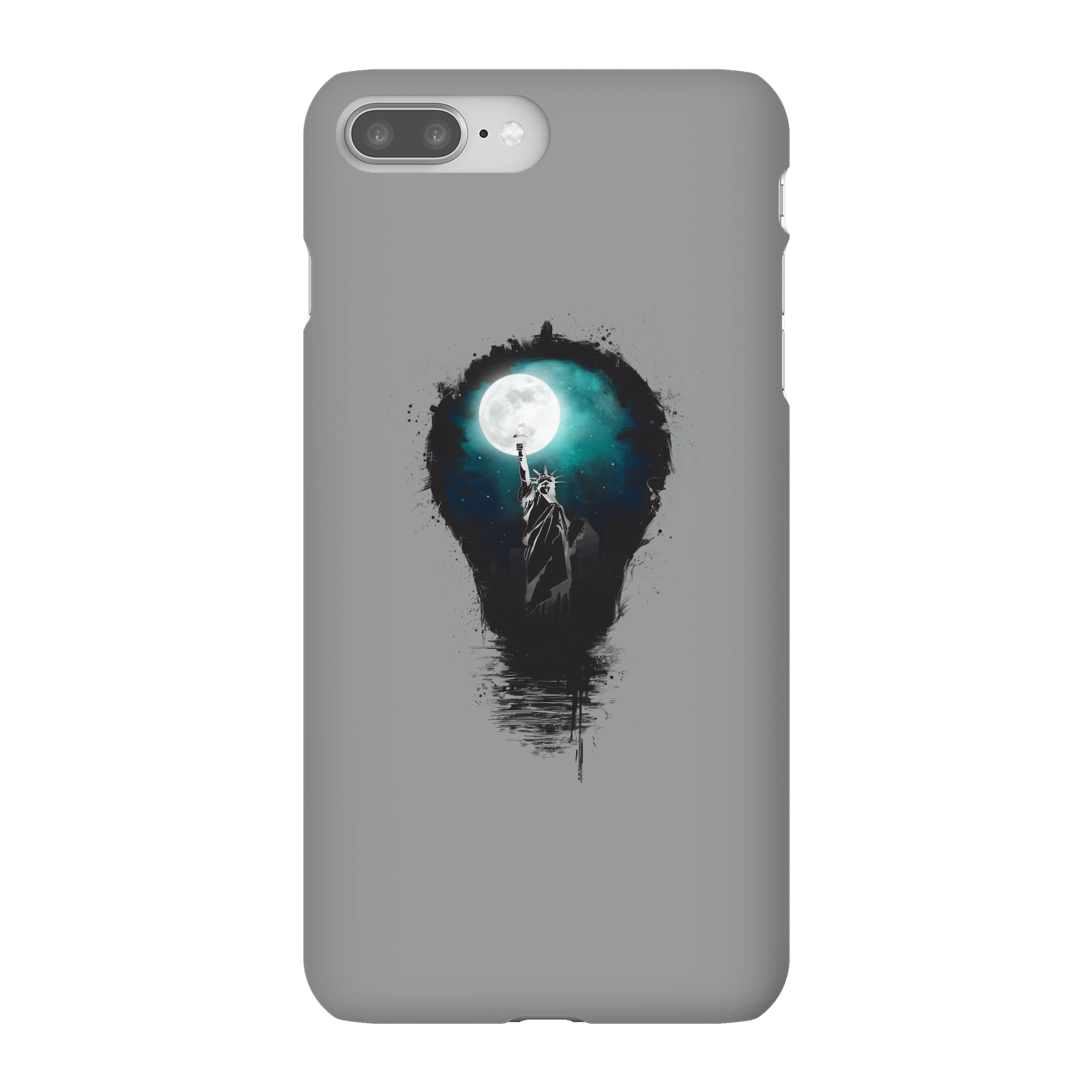 Balazs Solti NYC Moon Phone Case for iPhone and Android - iPhone 8 Plus - Snap Case - Gloss