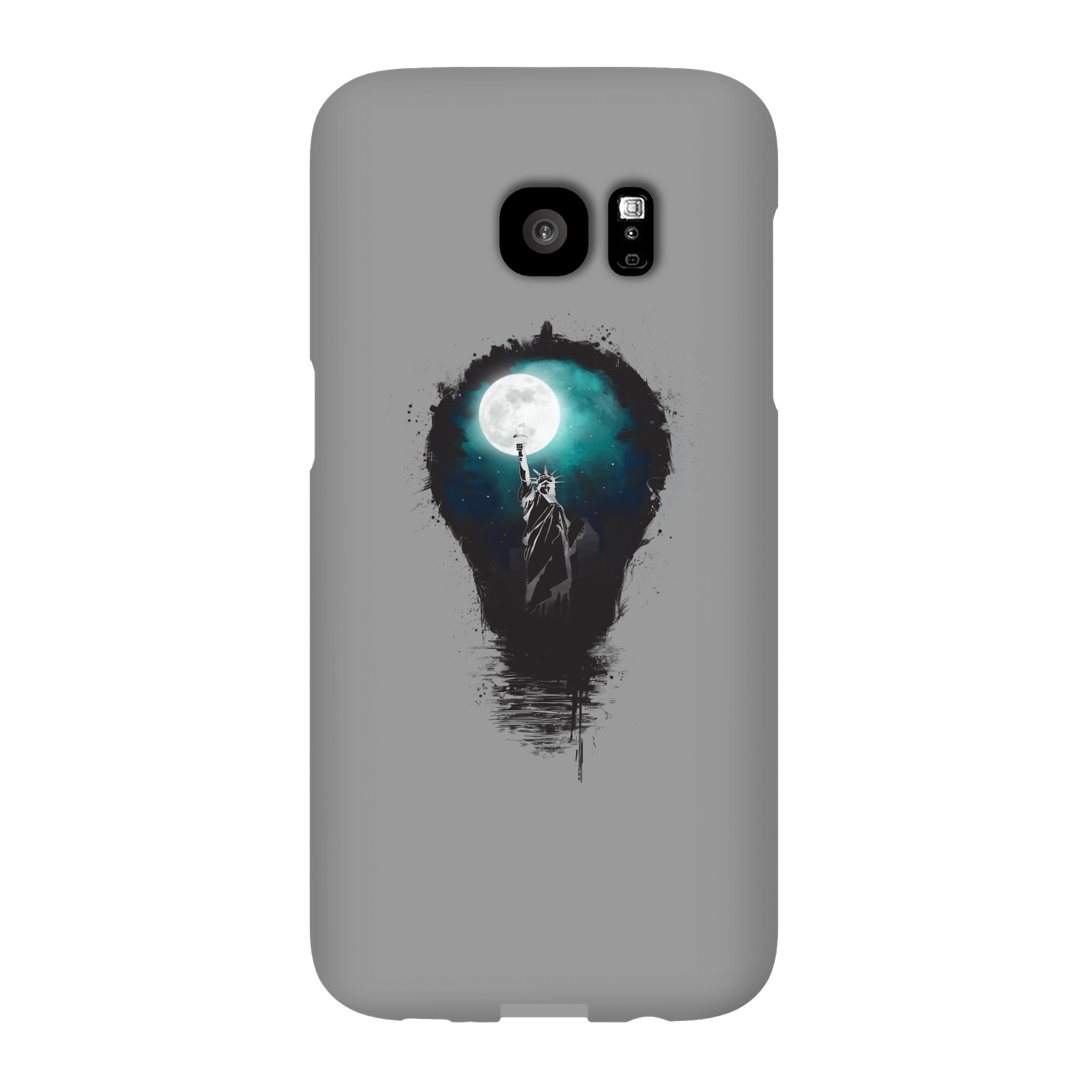 Balazs Solti NYC Moon Phone Case for iPhone and Android - Samsung S7 Edge - Snap Case - Gloss