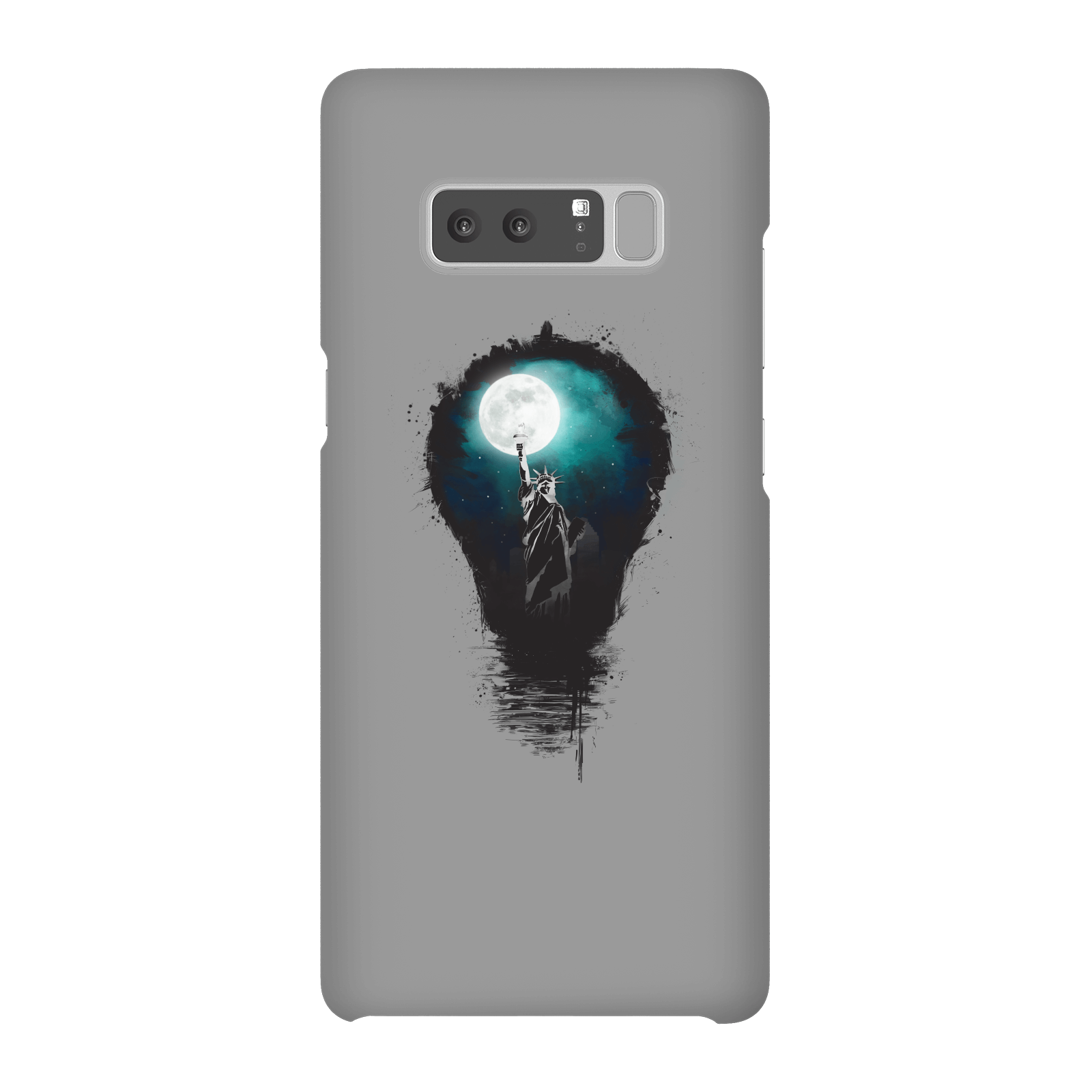 Balazs Solti NYC Moon Phone Case for iPhone and Android - Samsung Note 8 - Snap Case - Gloss
