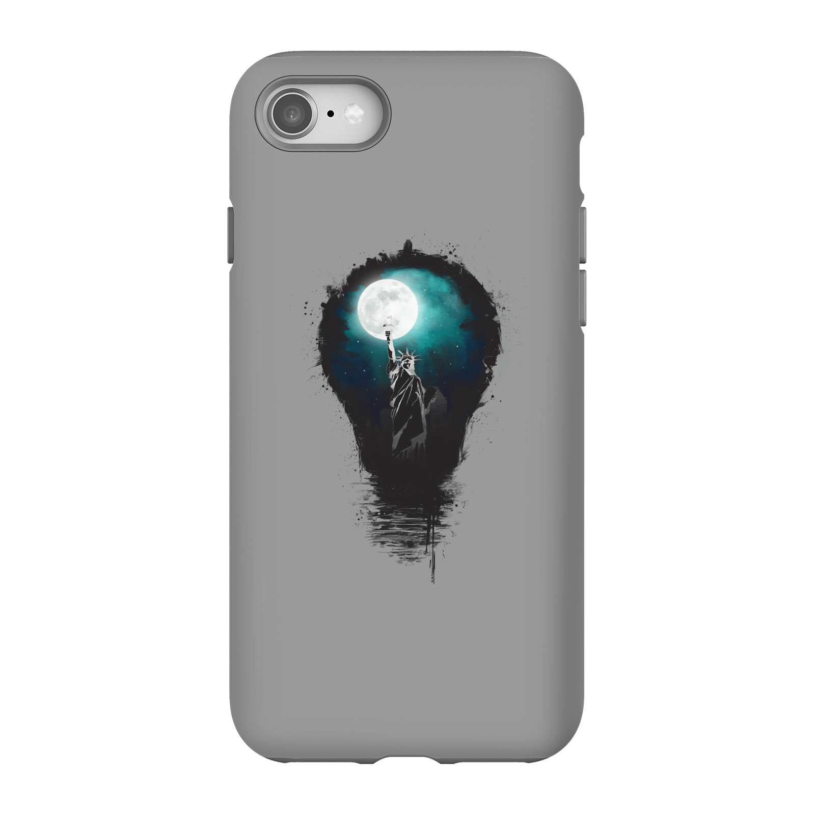 Balazs Solti NYC Moon Phone Case for iPhone and Android - iPhone 8 - Tough Case - Gloss