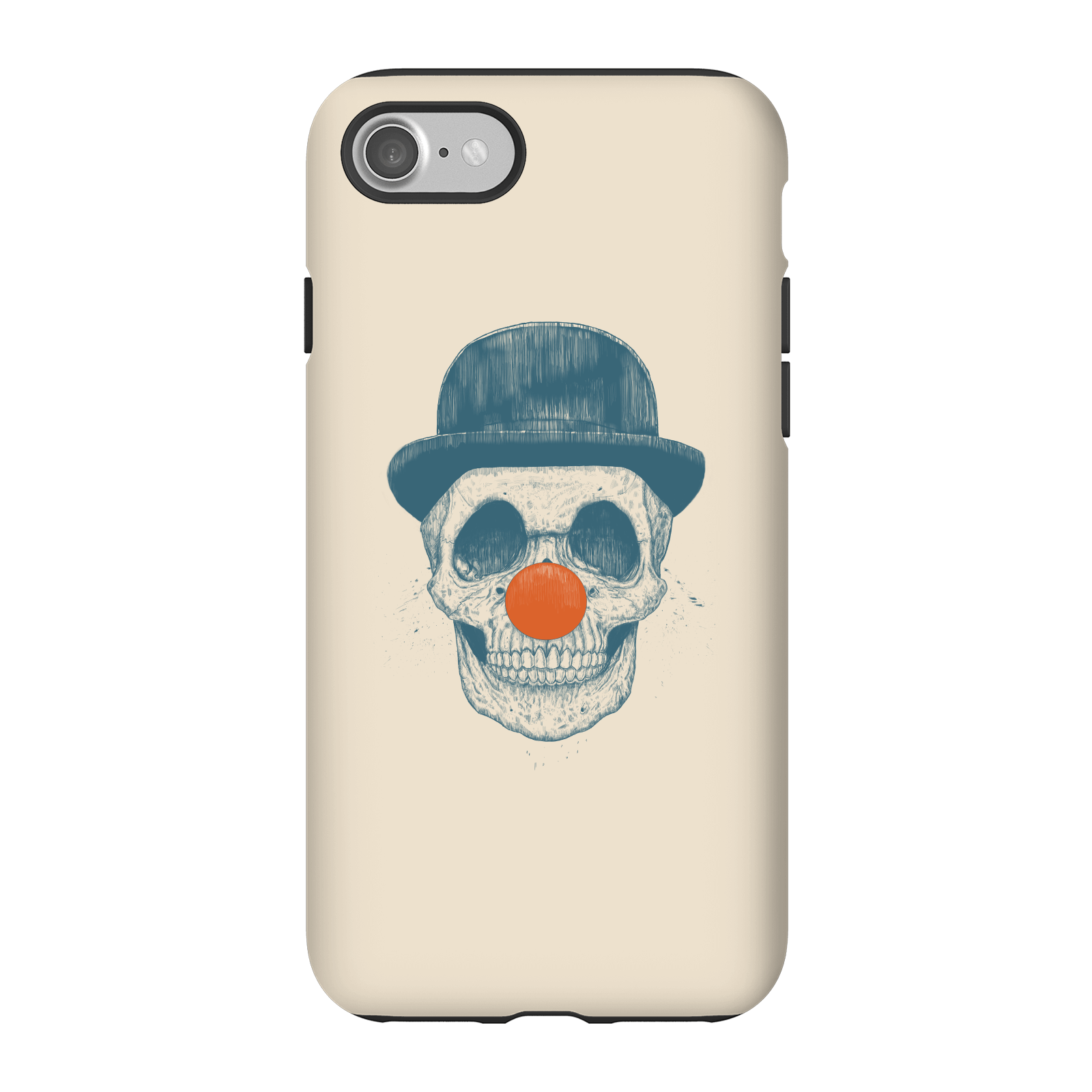 Balazs Solti Red Nosed Skull Phone Case for iPhone and Android - iPhone 7 - Tough Case - Matte