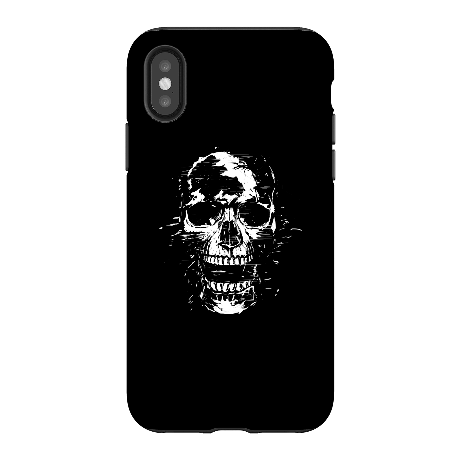 Balazs Solti Skull Phone Case for iPhone and Android - iPhone X - Tough Case - Gloss