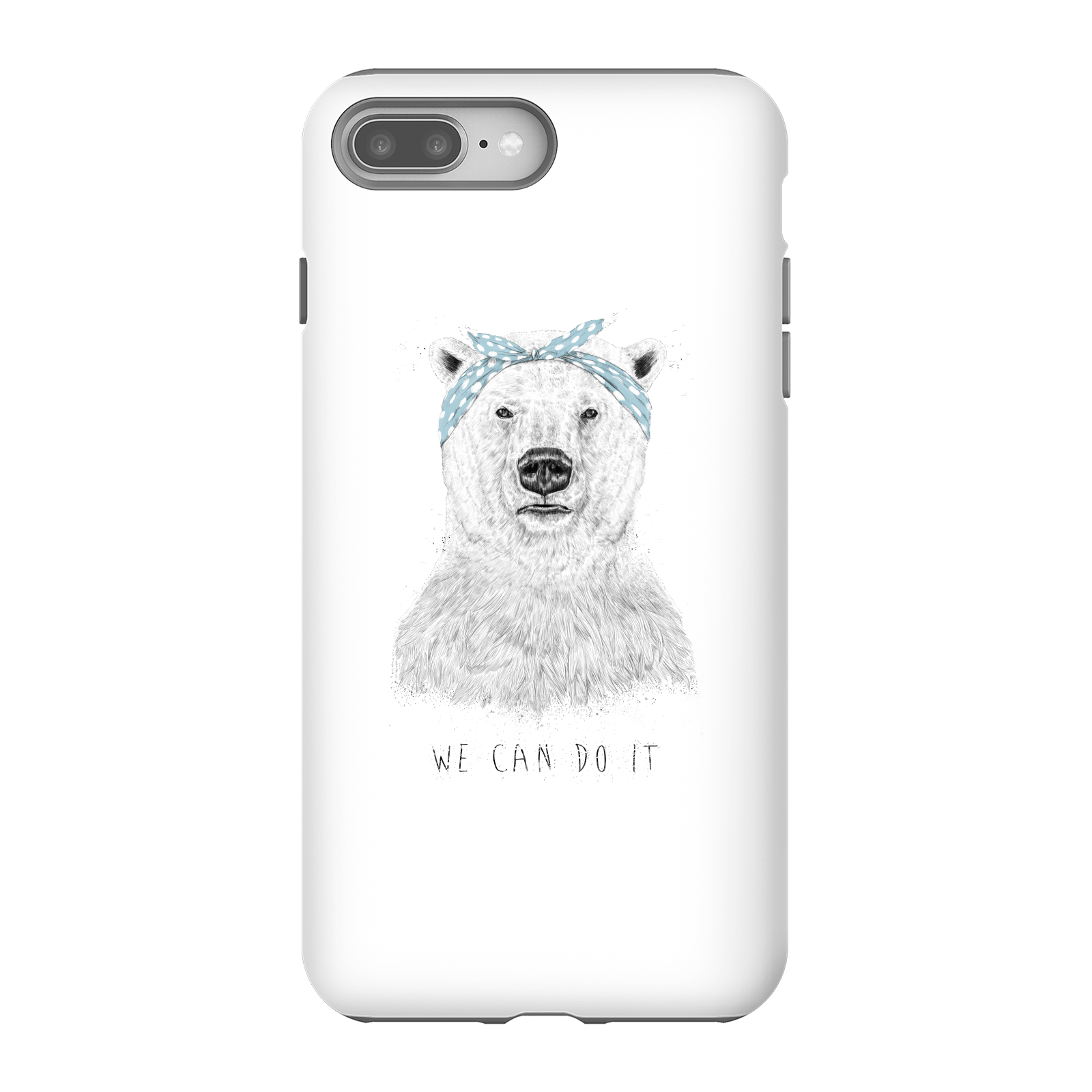 Balazs Solti We Can Do It Phone Case for iPhone and Android - iPhone 8 Plus - Tough Case - Matte